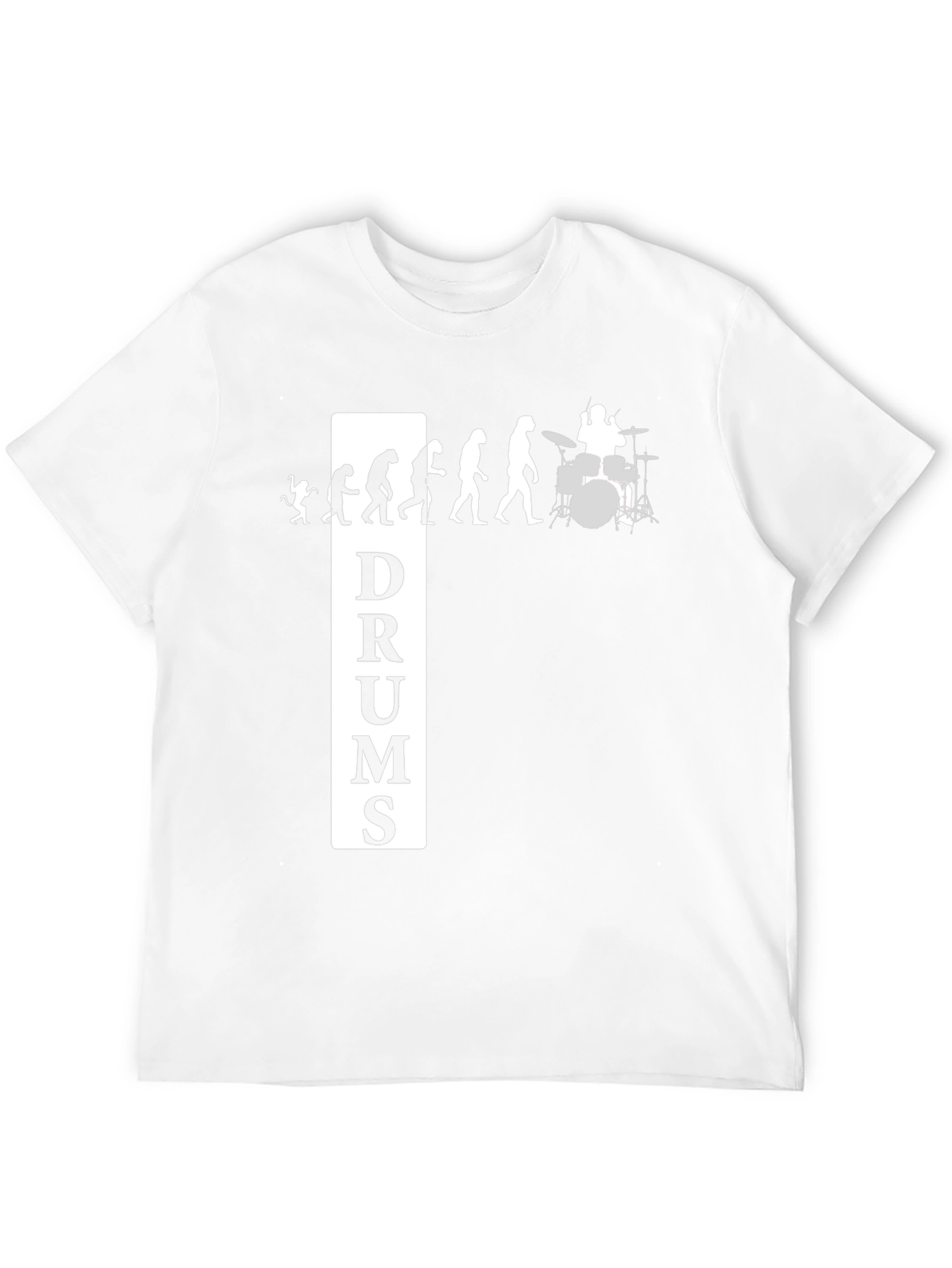 Evolution of Drums Black T-Shirt