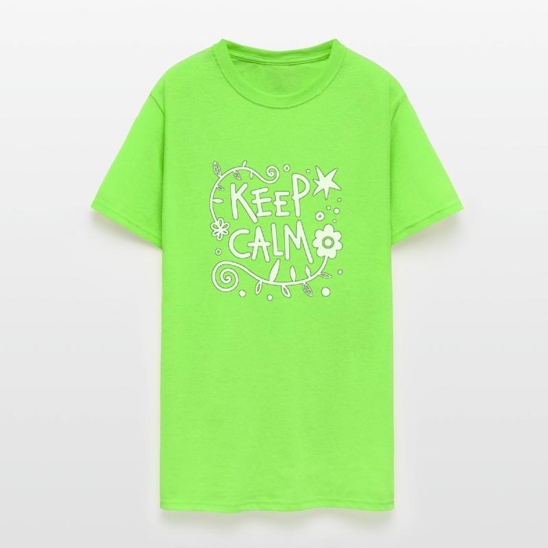 keep calm green 80s humor