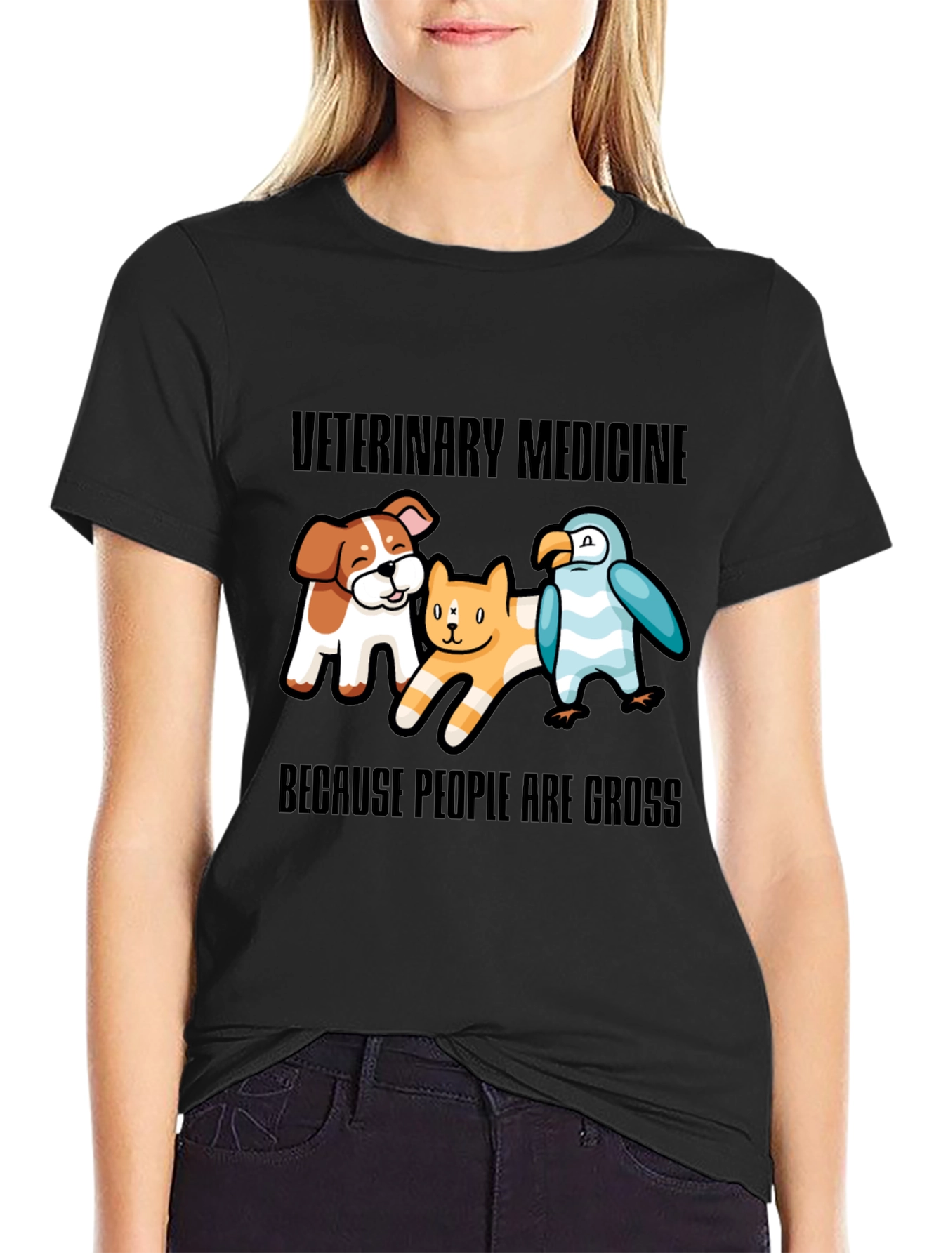 Veterinary Medicine T-Shirt: Animals are Better