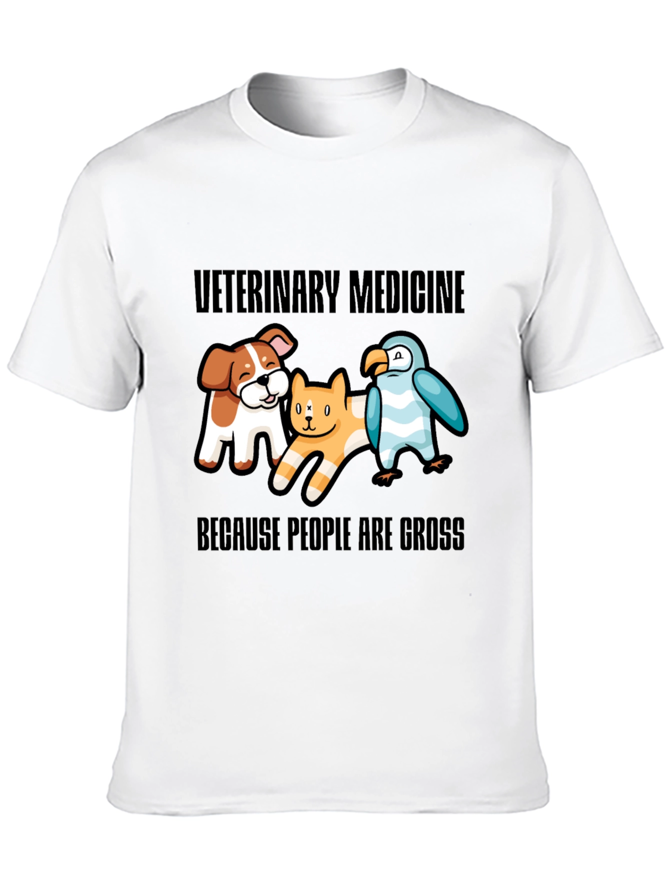 Veterinary Medicine T-Shirt: Animals are Better