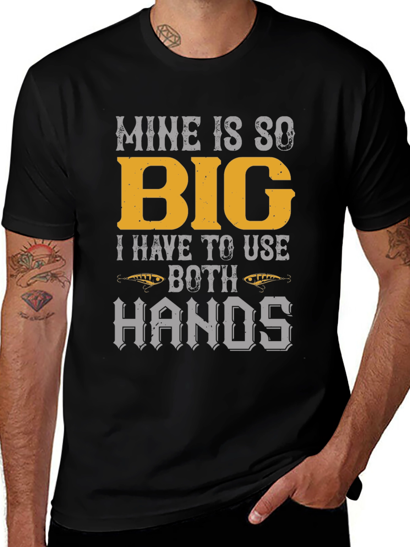Mine Is So Big Fishing T-Shirt
