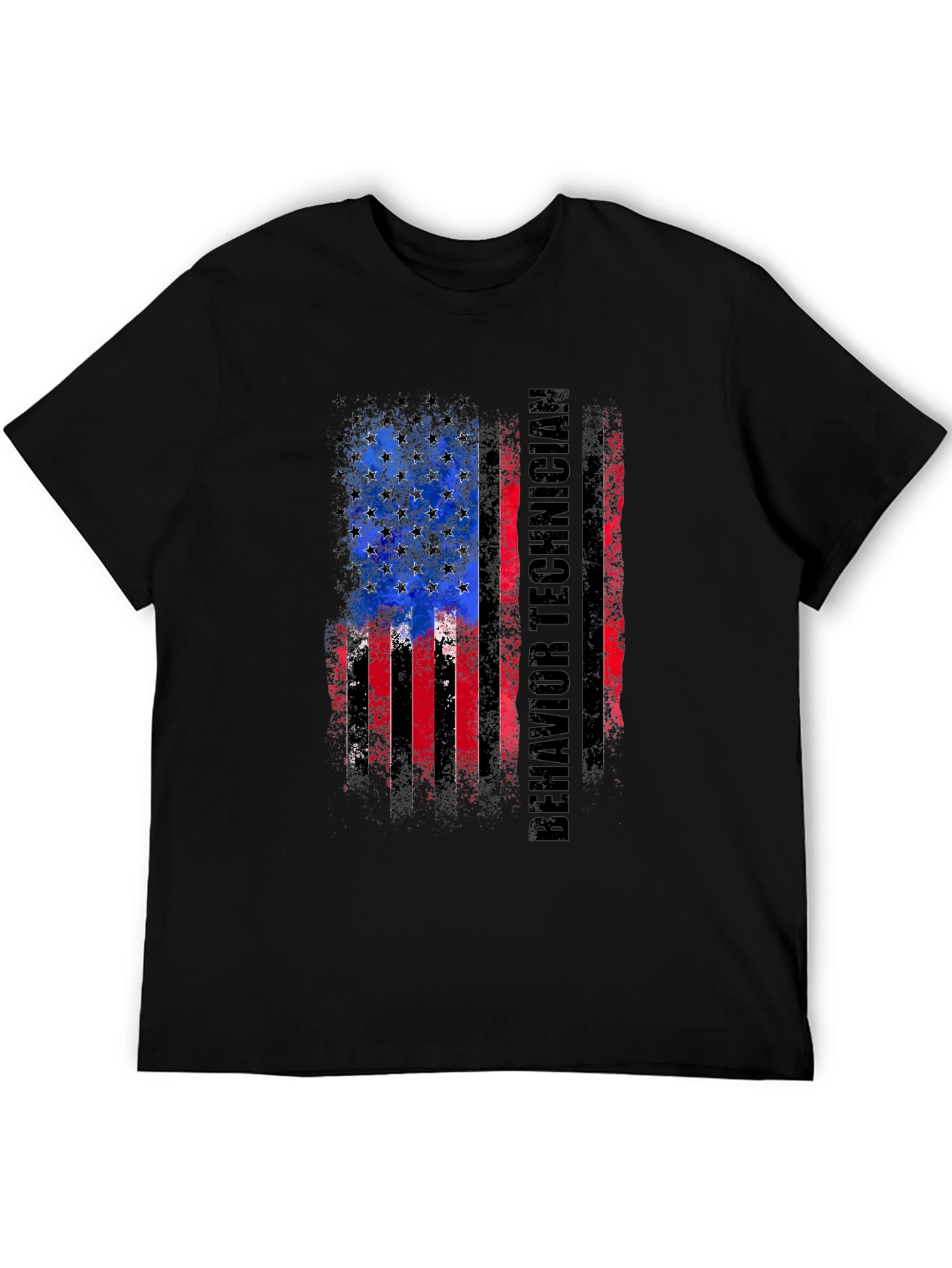 Behavior Technician American Flag T-Shirt