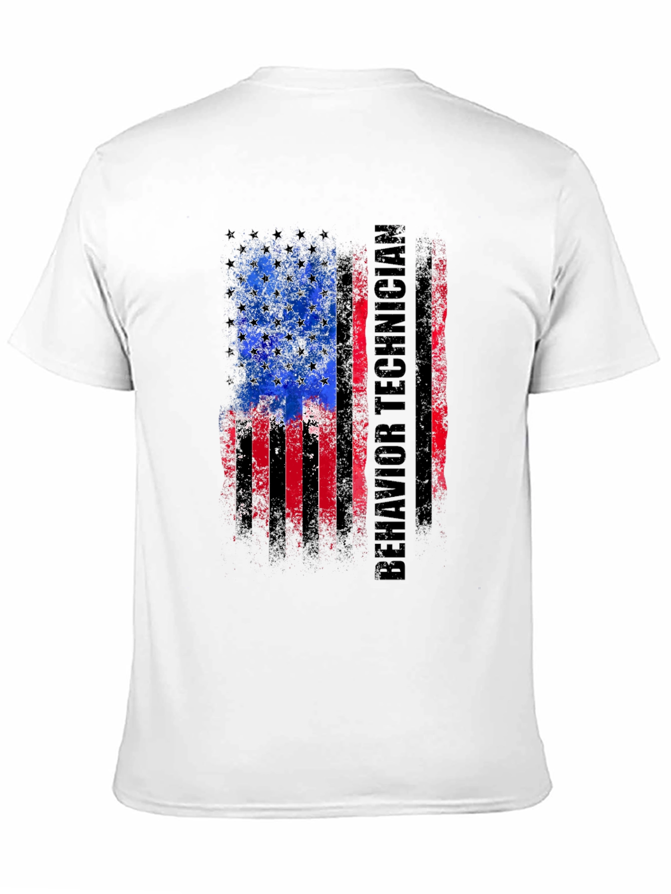 Behavior Technician American Flag T-Shirt