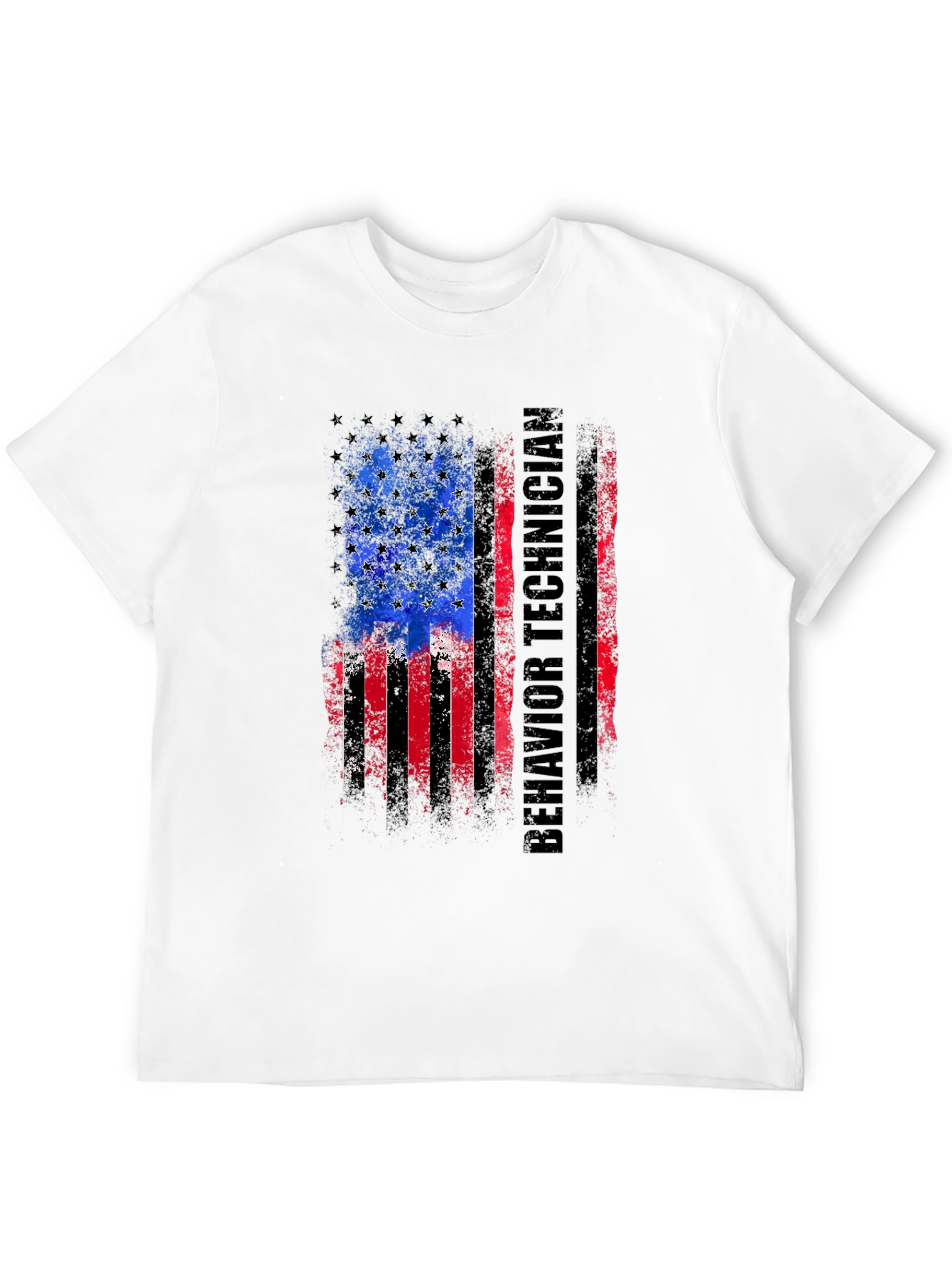 Behavior Technician American Flag T-Shirt