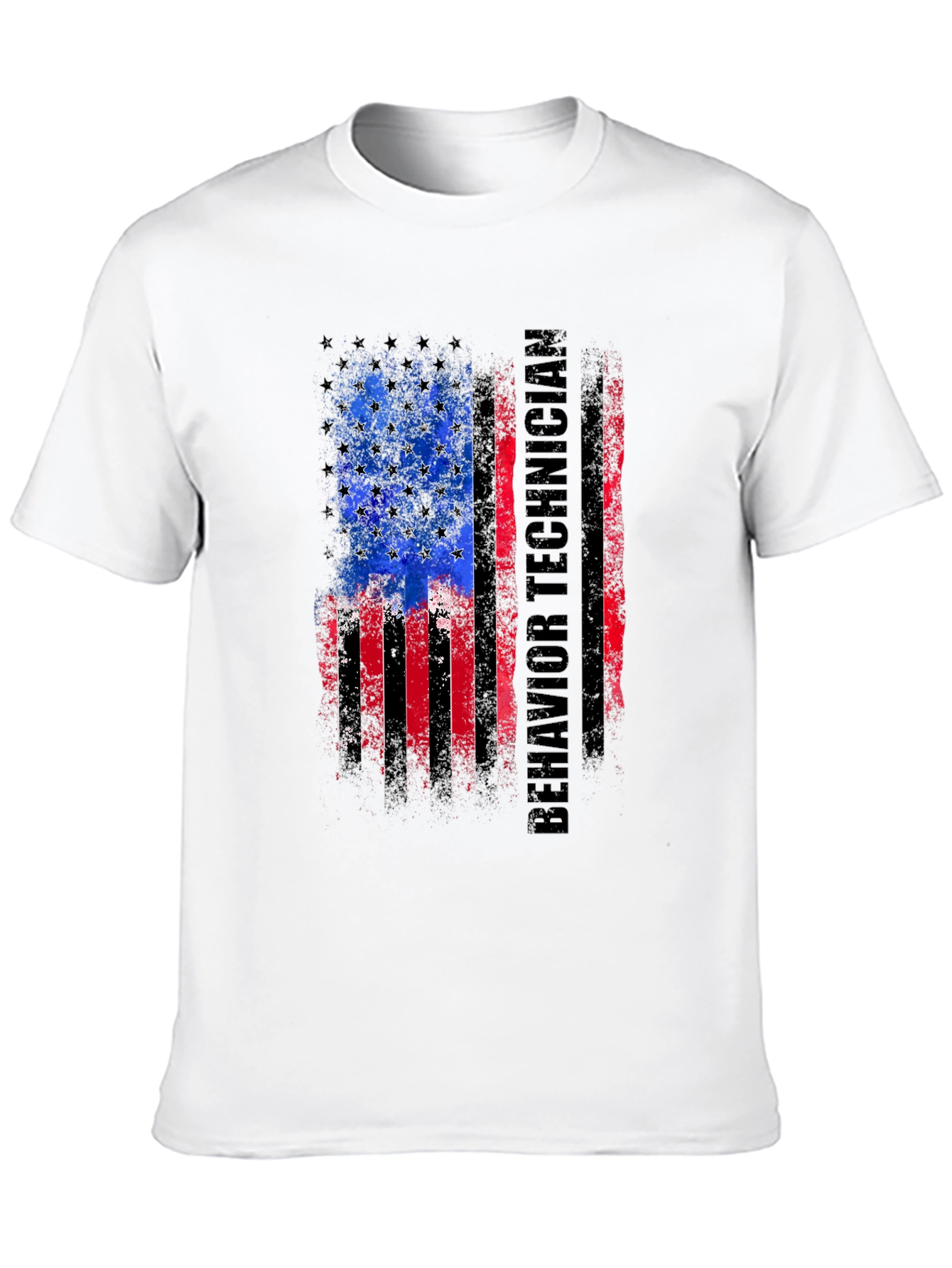 Behavior Technician American Flag T-Shirt