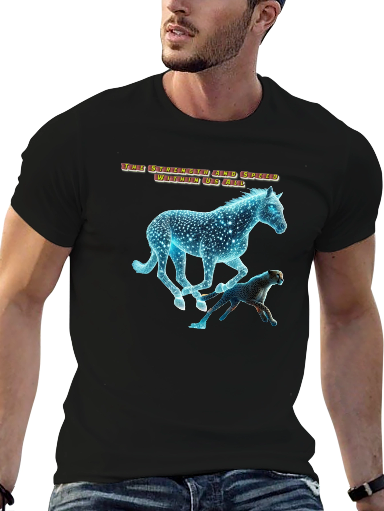 Strength & Speed Graphic Tee - Black