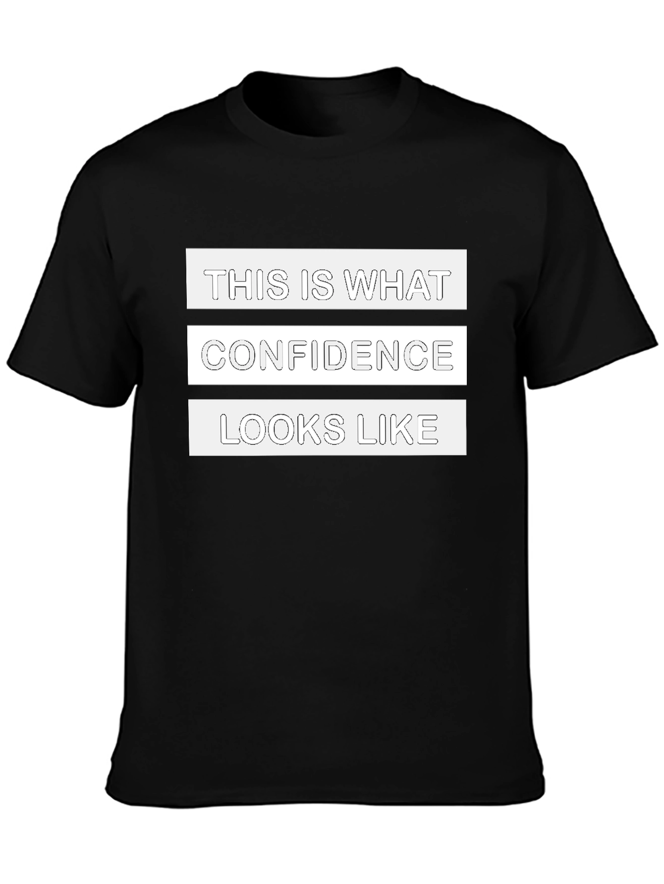 Confidence Statement Graphic Tee - Bold Style