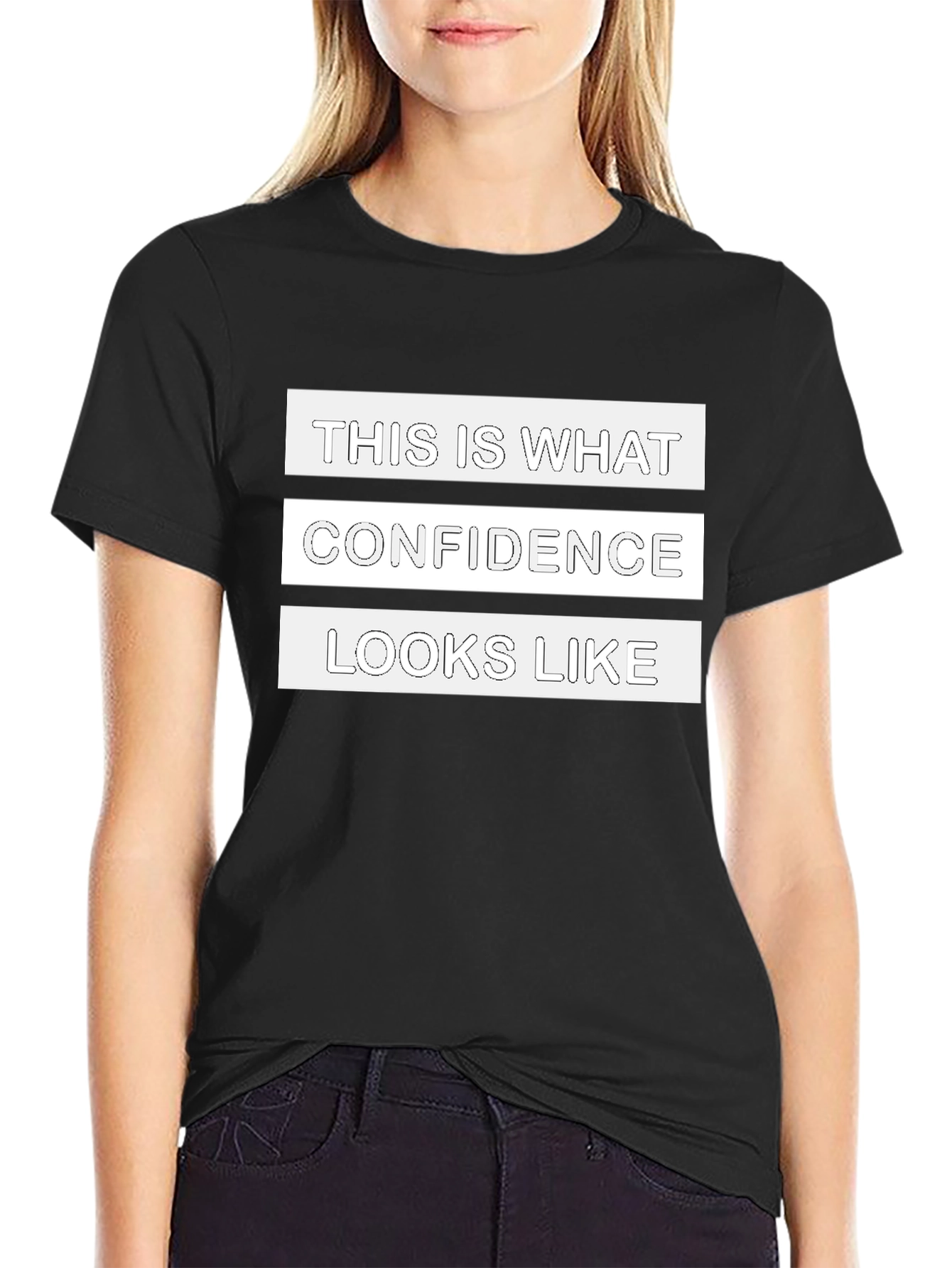Confidence Statement Graphic Tee - Bold Style
