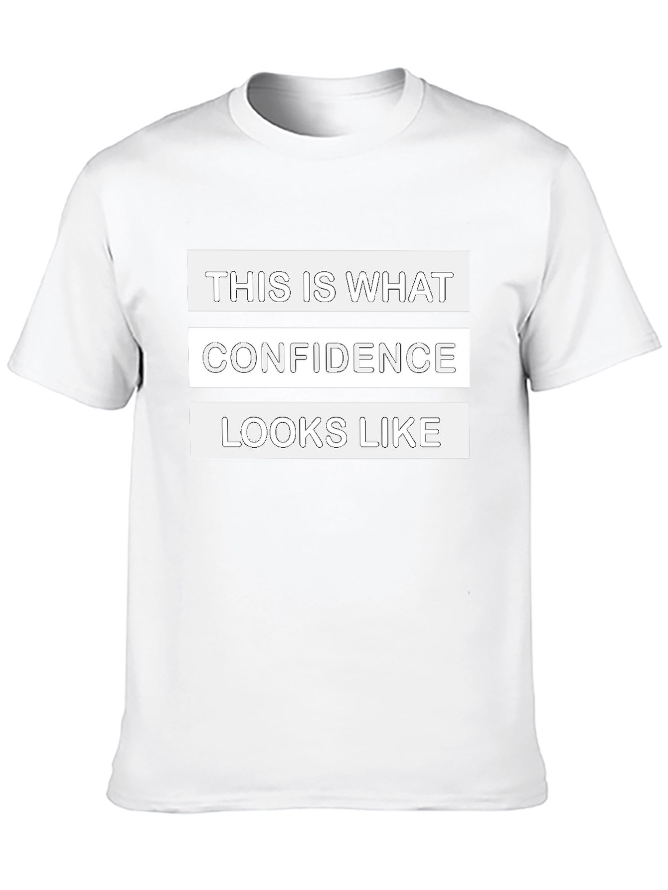 Confidence Statement Graphic Tee - Bold Style