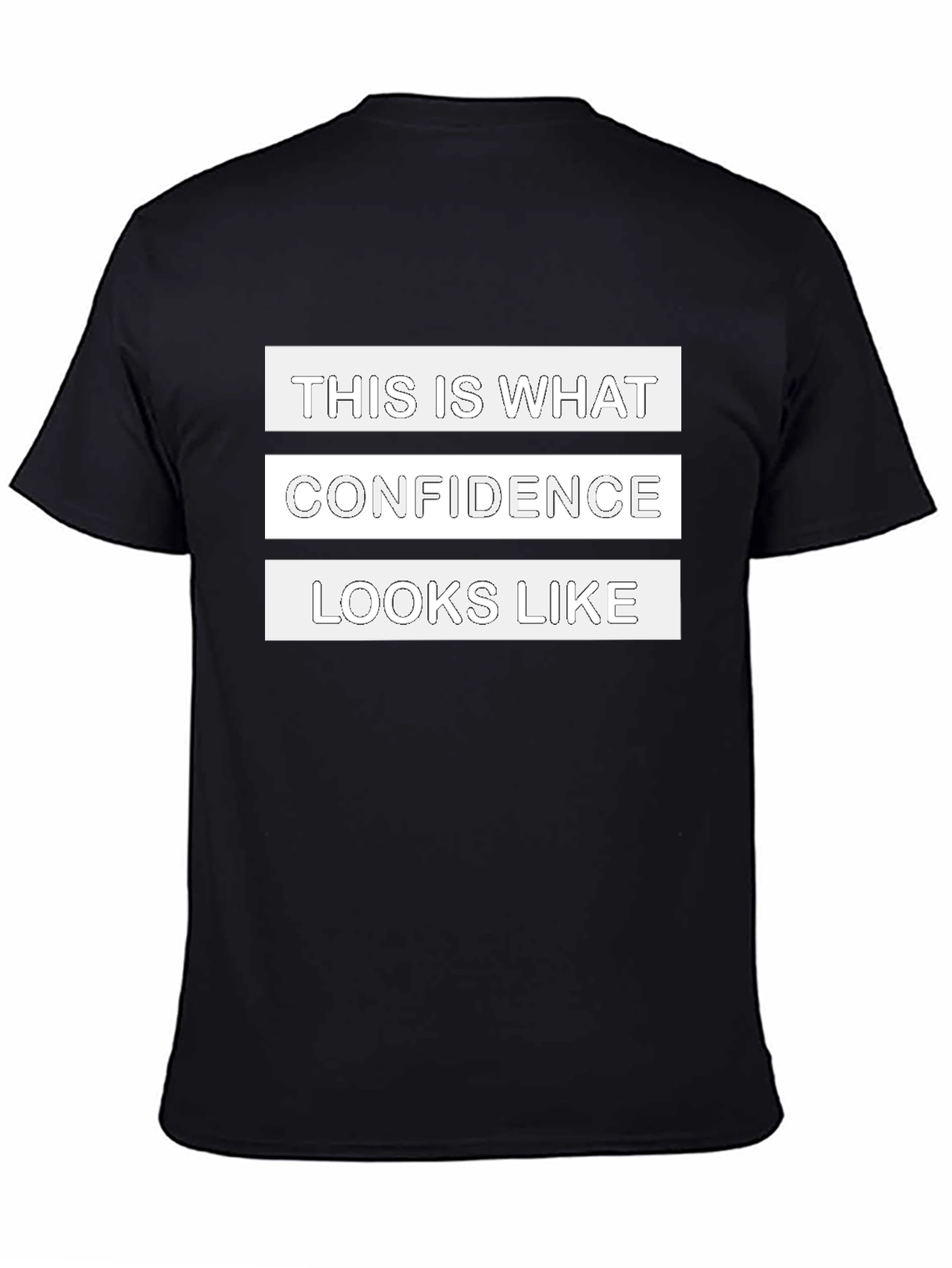 Confidence Statement Graphic Tee - Bold Style
