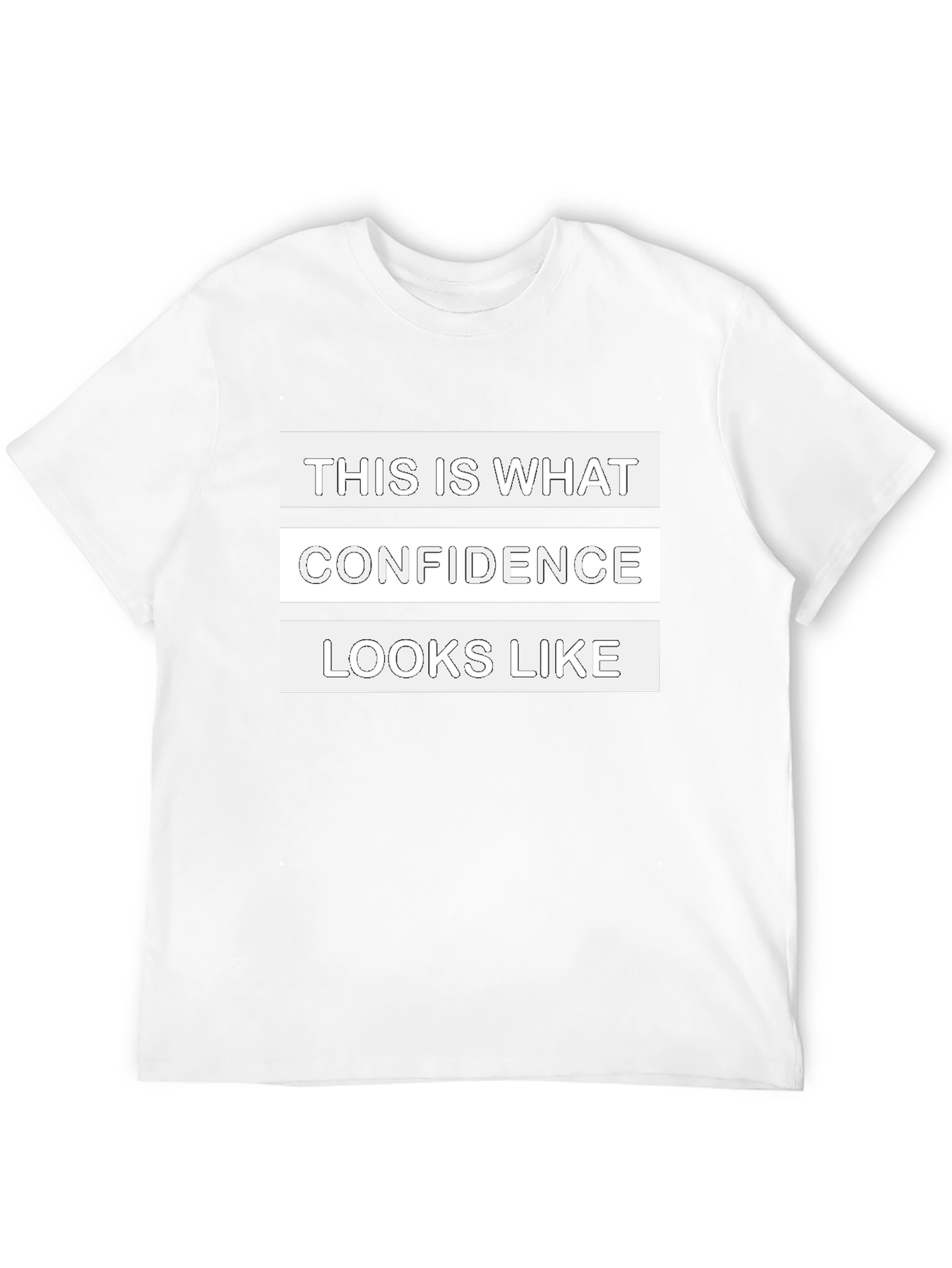 Confidence Statement Graphic Tee - Bold Style