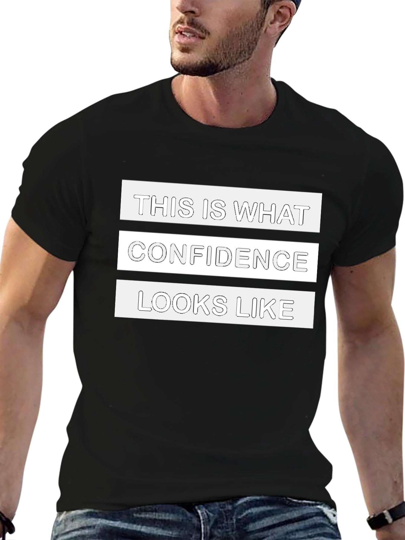 Confidence Statement Graphic Tee - Bold Style