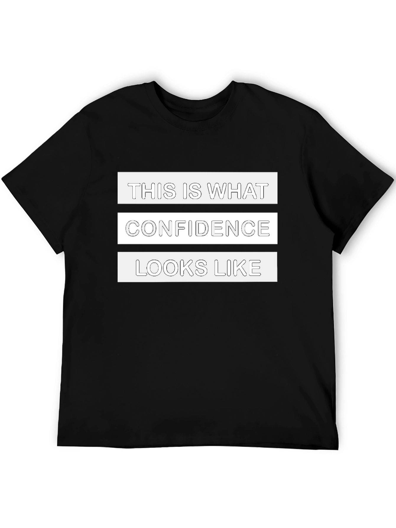 Confidence Statement Graphic Tee - Bold Style