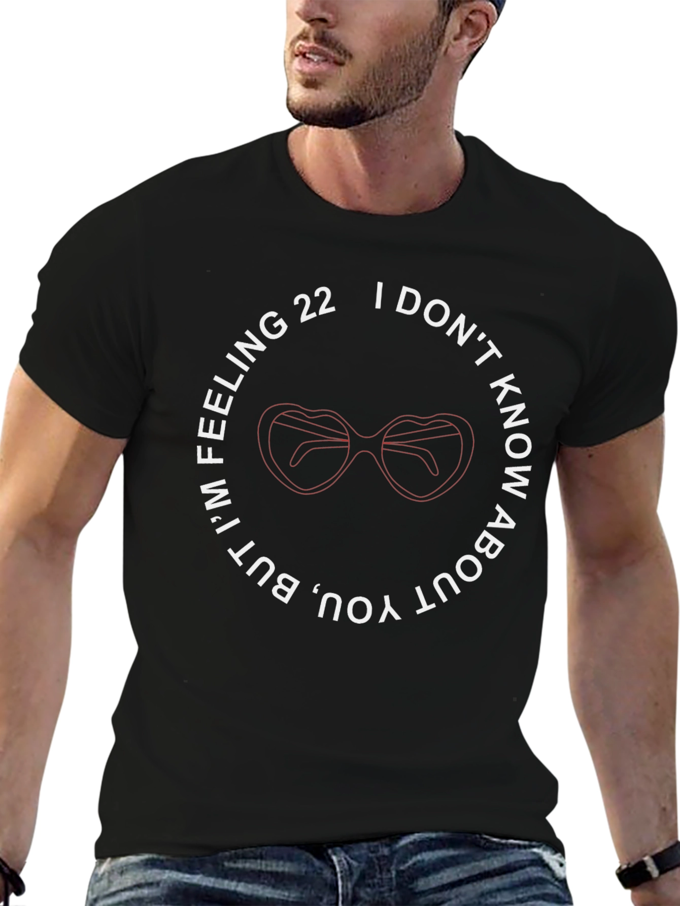Feeling 22 Tee - Trendy Graphic Print Shirt