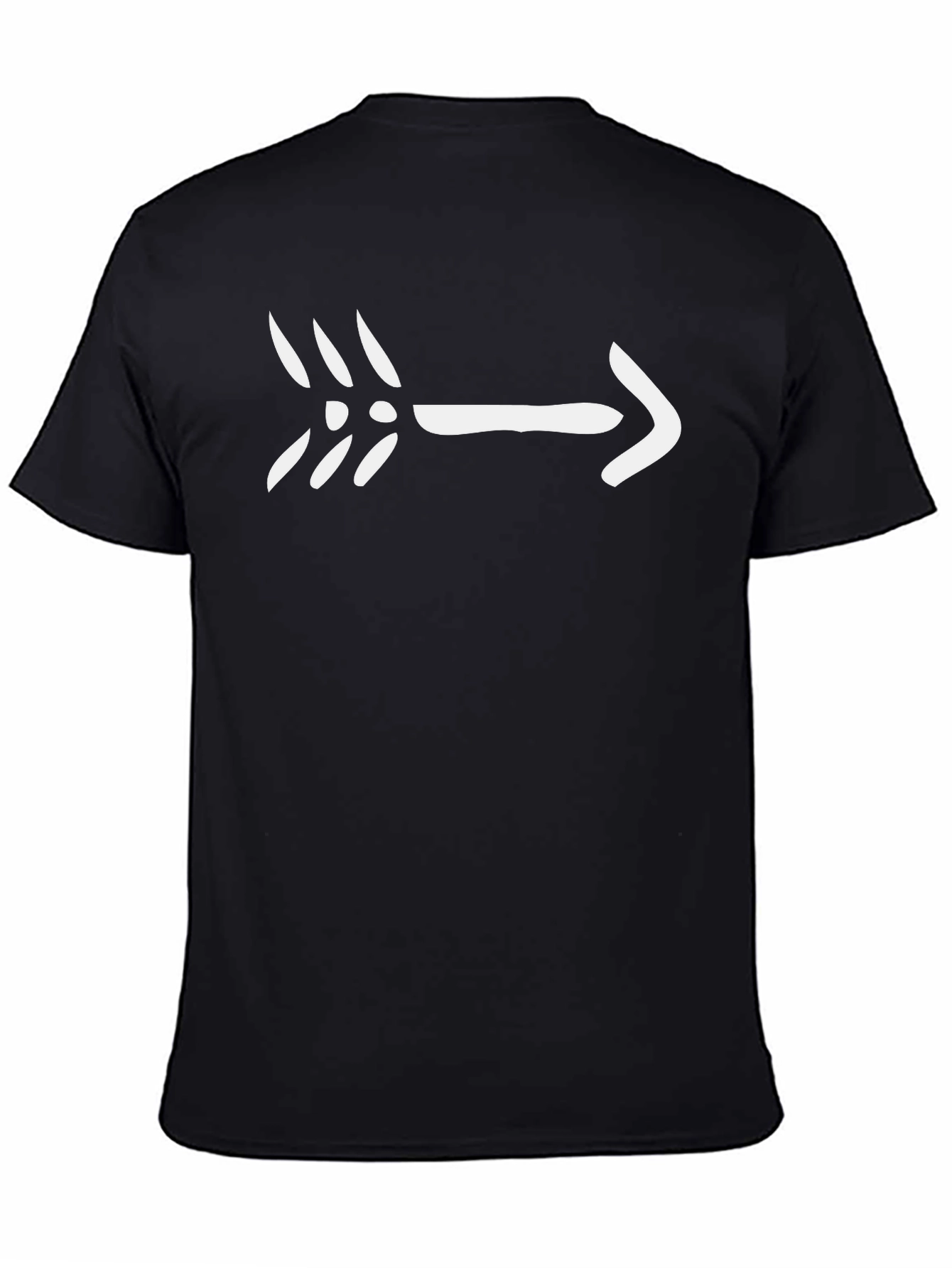 Arrow Graphic Black T-Shirt - Modern Design
