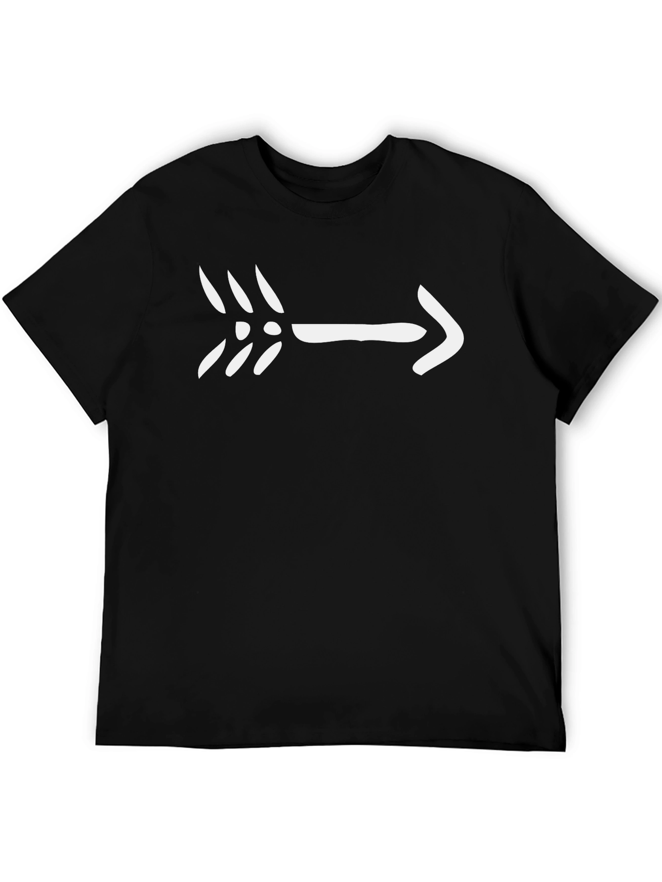 Arrow Graphic Black T-Shirt - Modern Design