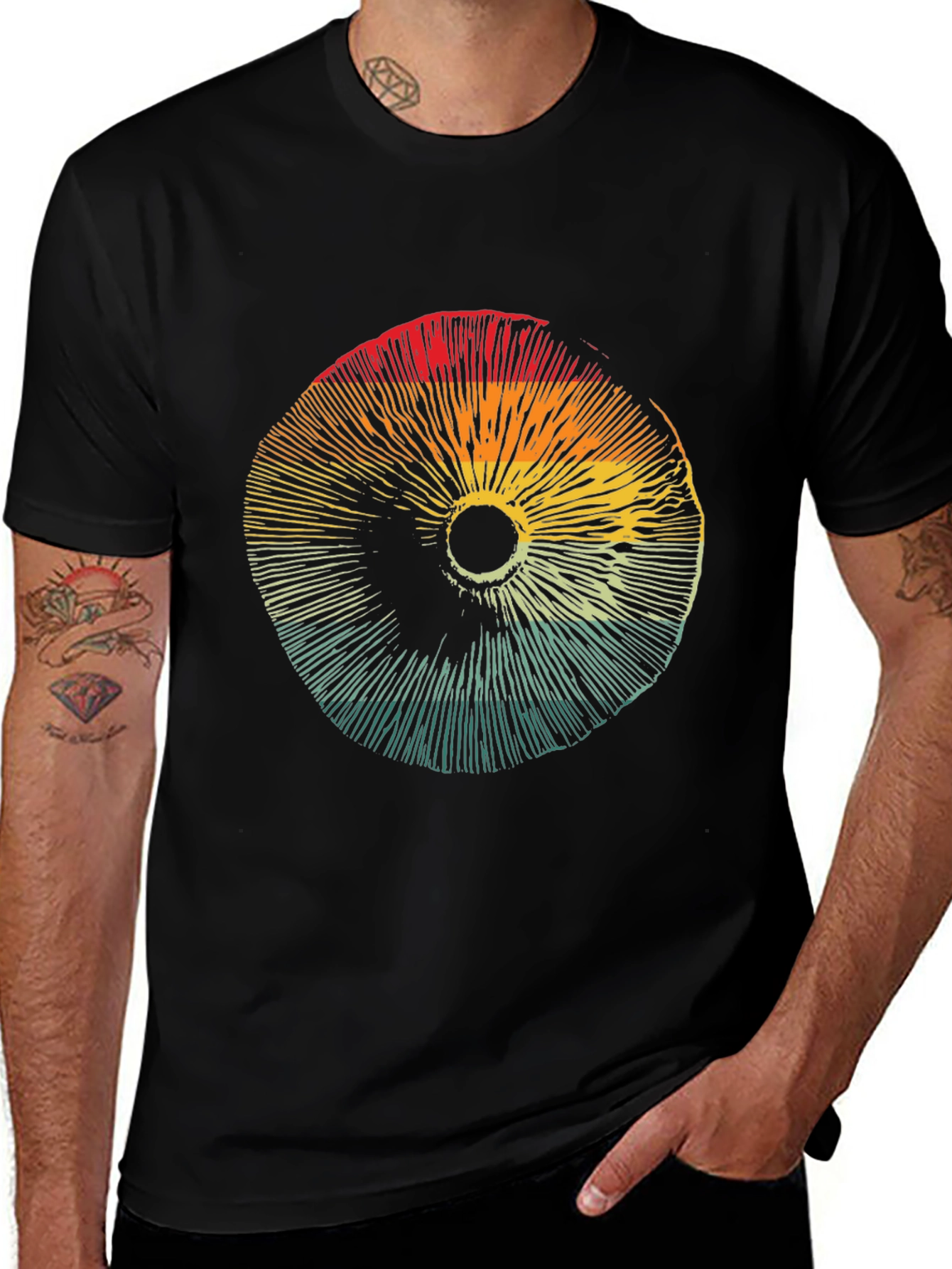 Retro Mushroom Graphic Tee - Unisex Comfort
