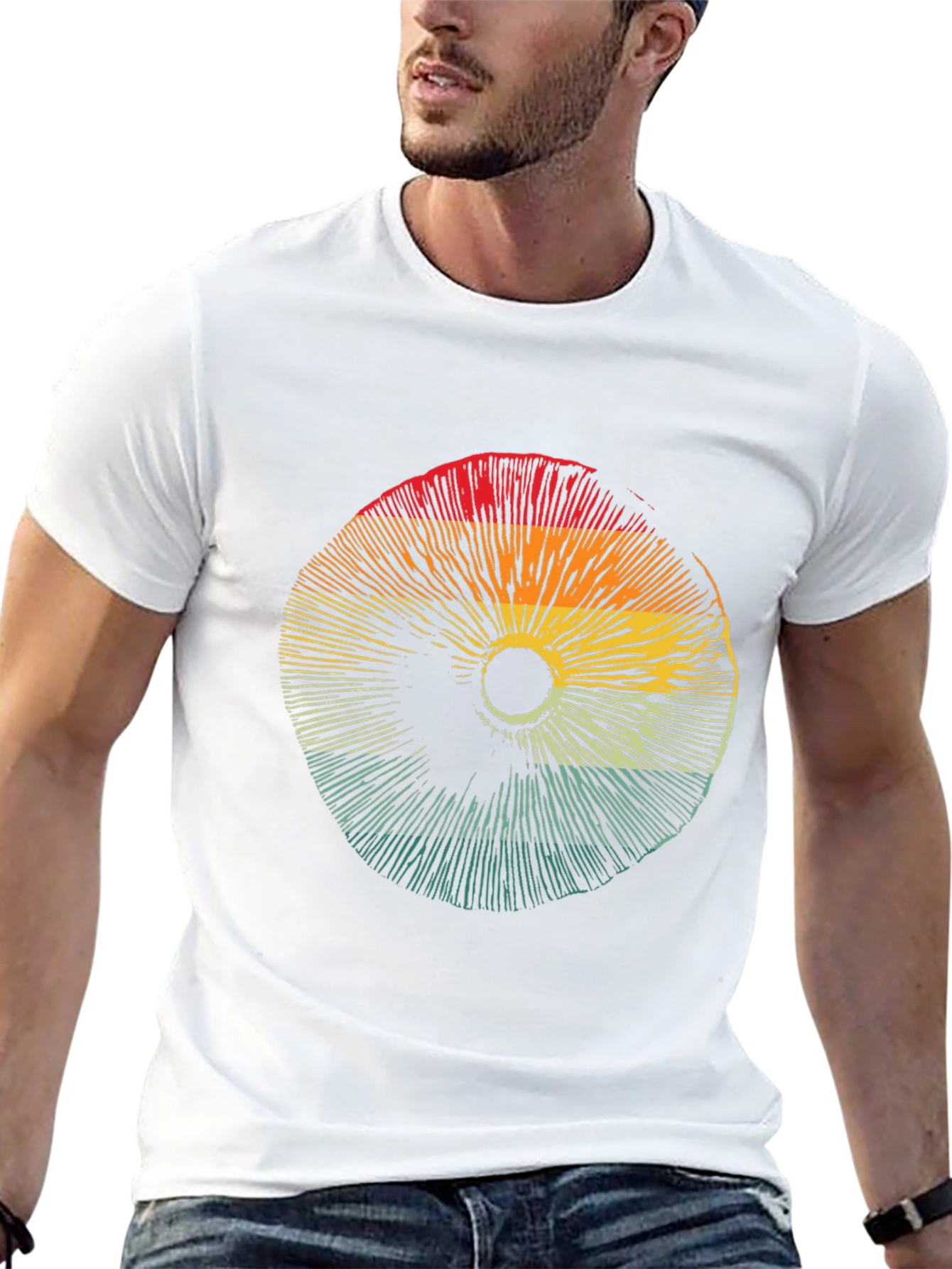 Retro Mushroom Graphic Tee - Unisex Comfort