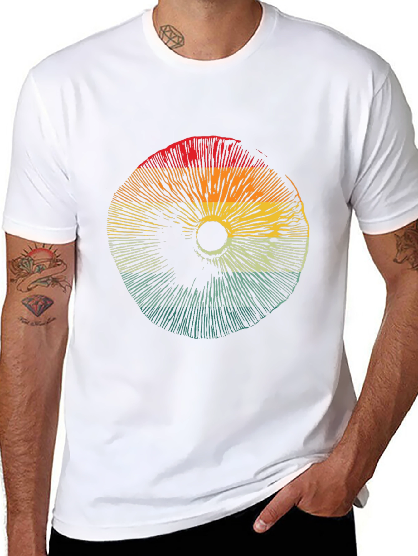 Retro Mushroom Graphic Tee - Unisex Comfort