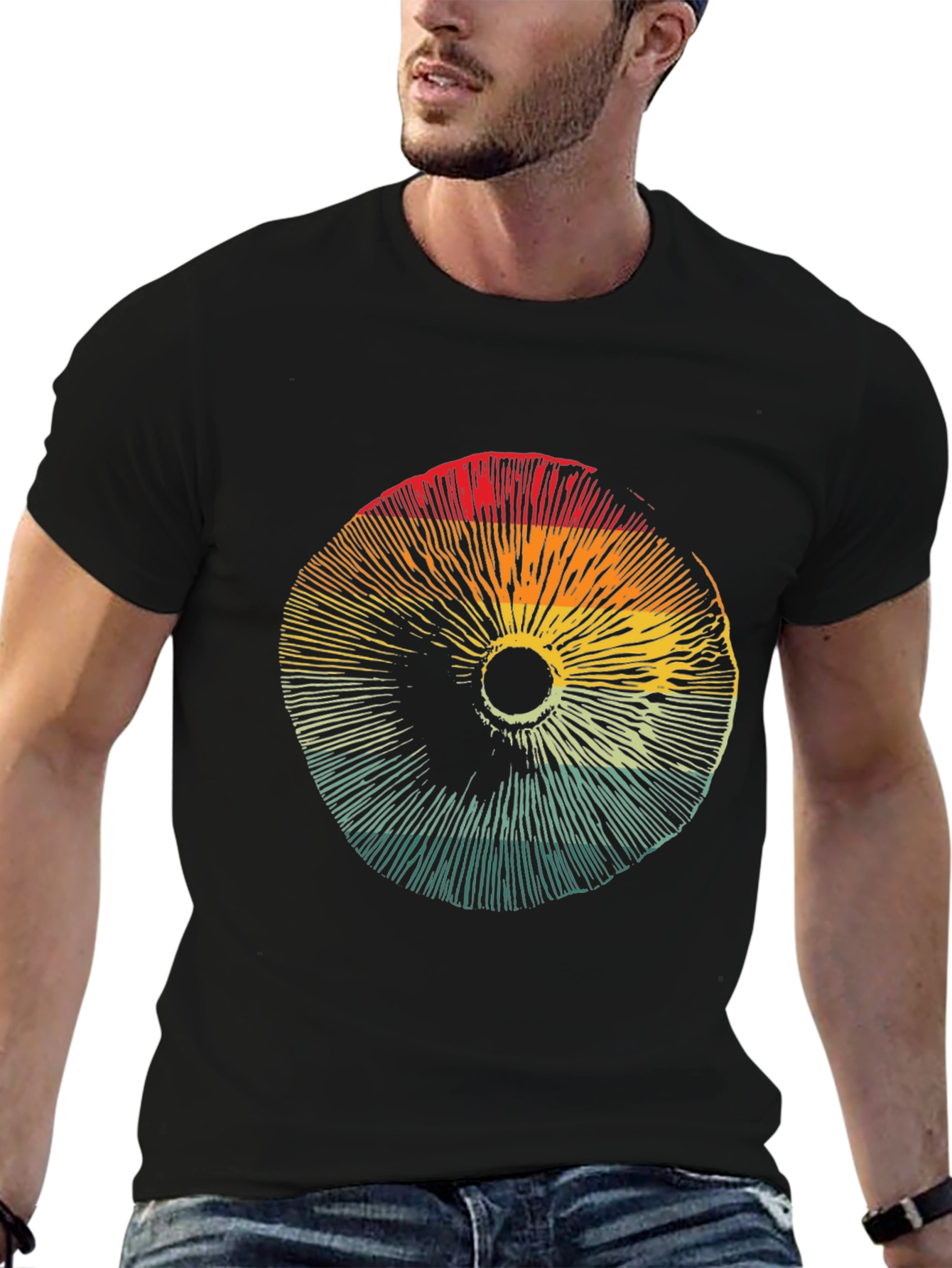 Retro Mushroom Graphic Tee - Unisex Comfort