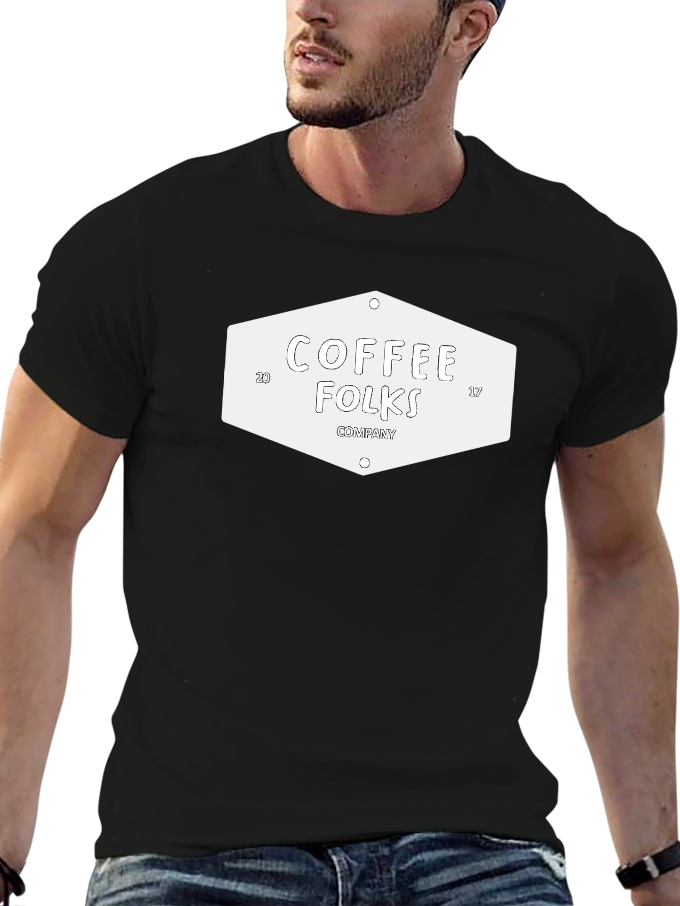 Coffee Folks Company T-Shirt - Black