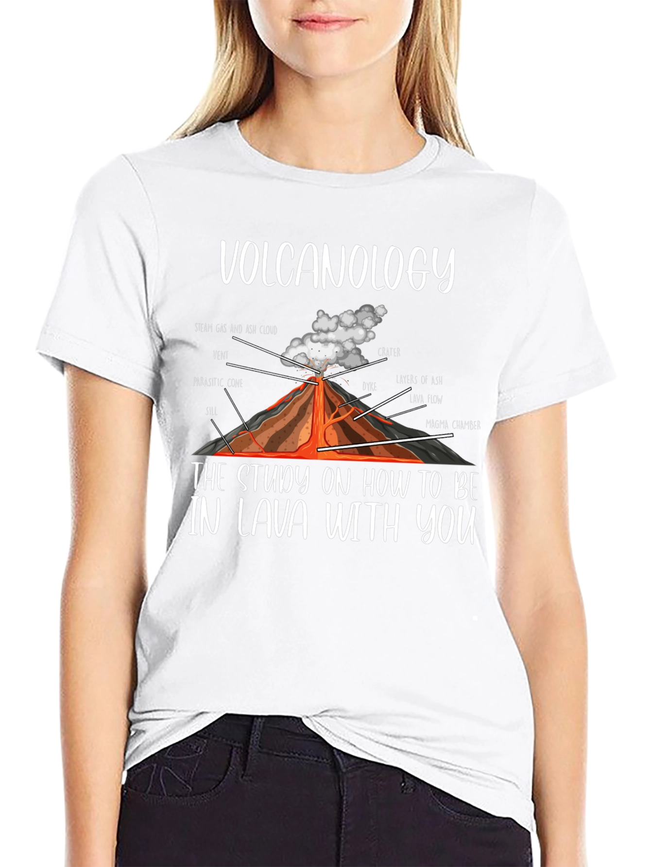 Volcanology Lava Pun T-Shirt Funny Science Tee