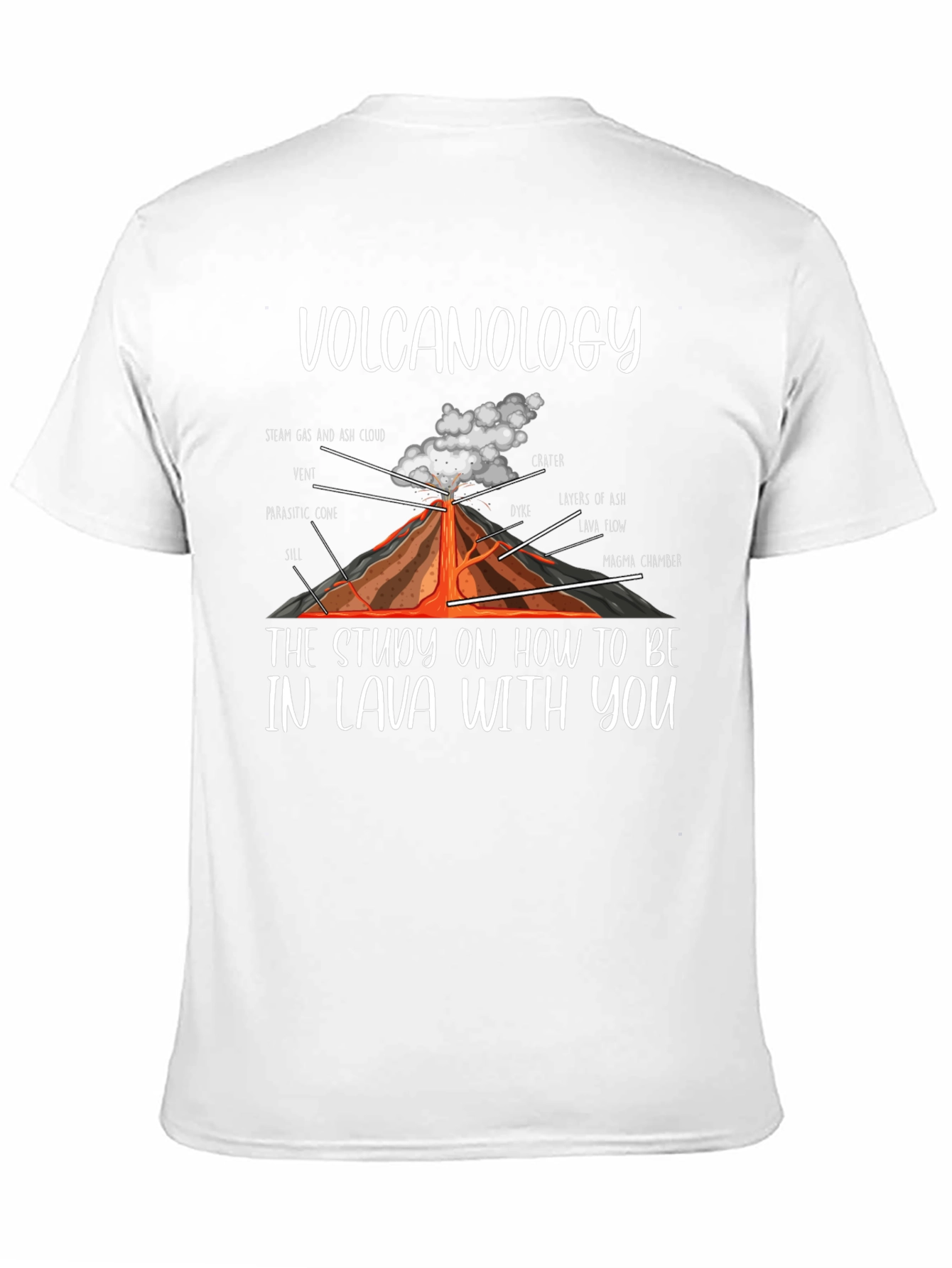 Volcanology Lava Pun T-Shirt Funny Science Tee