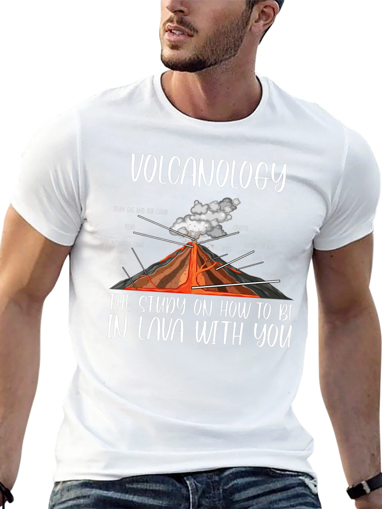 Volcanology Lava Pun T-Shirt Funny Science Tee