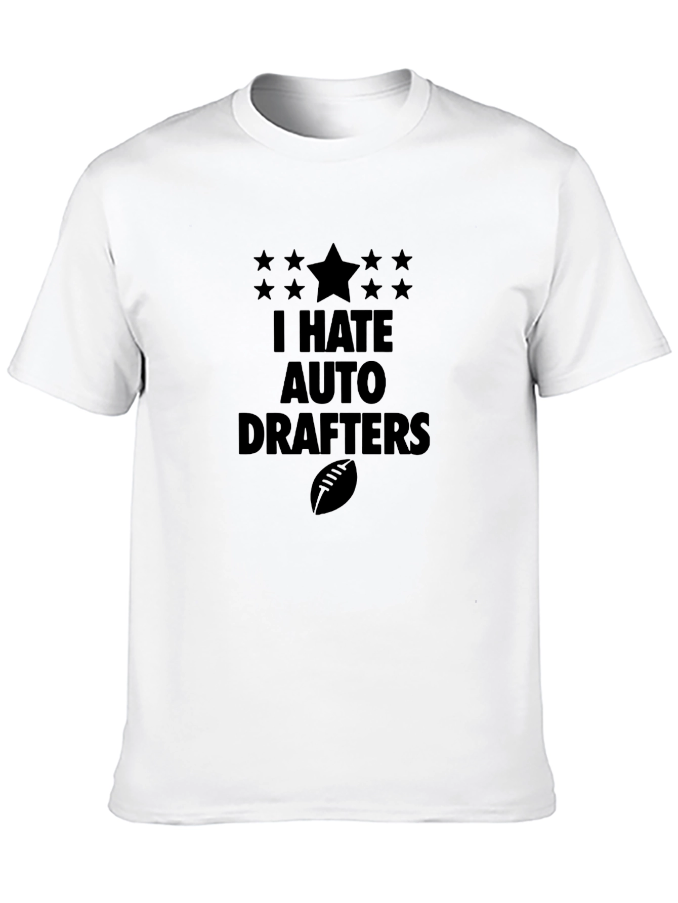 I Hate Auto Drafters Black T-Shirt