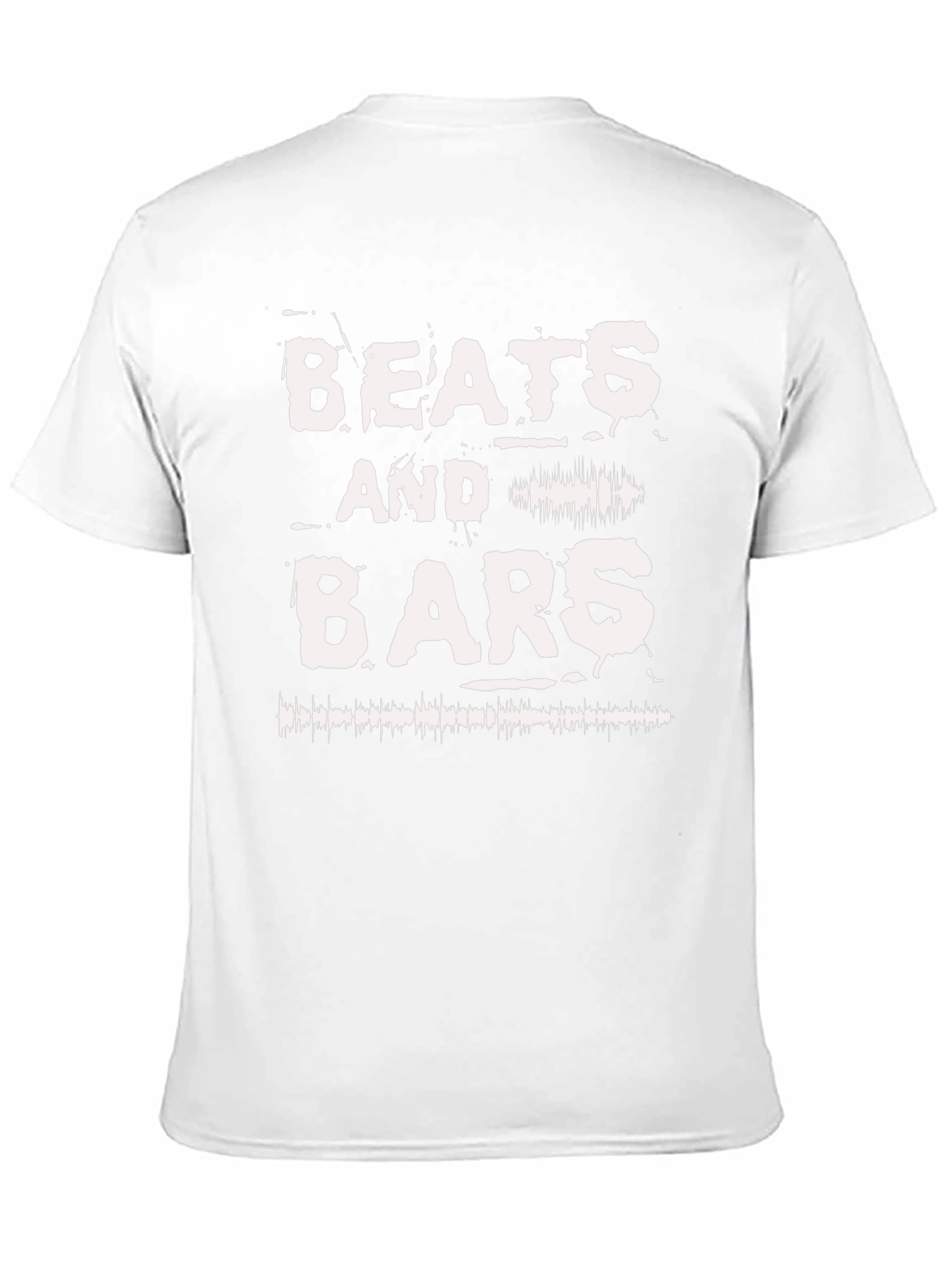 Beats and Bars Graphic T-Shirt - Black