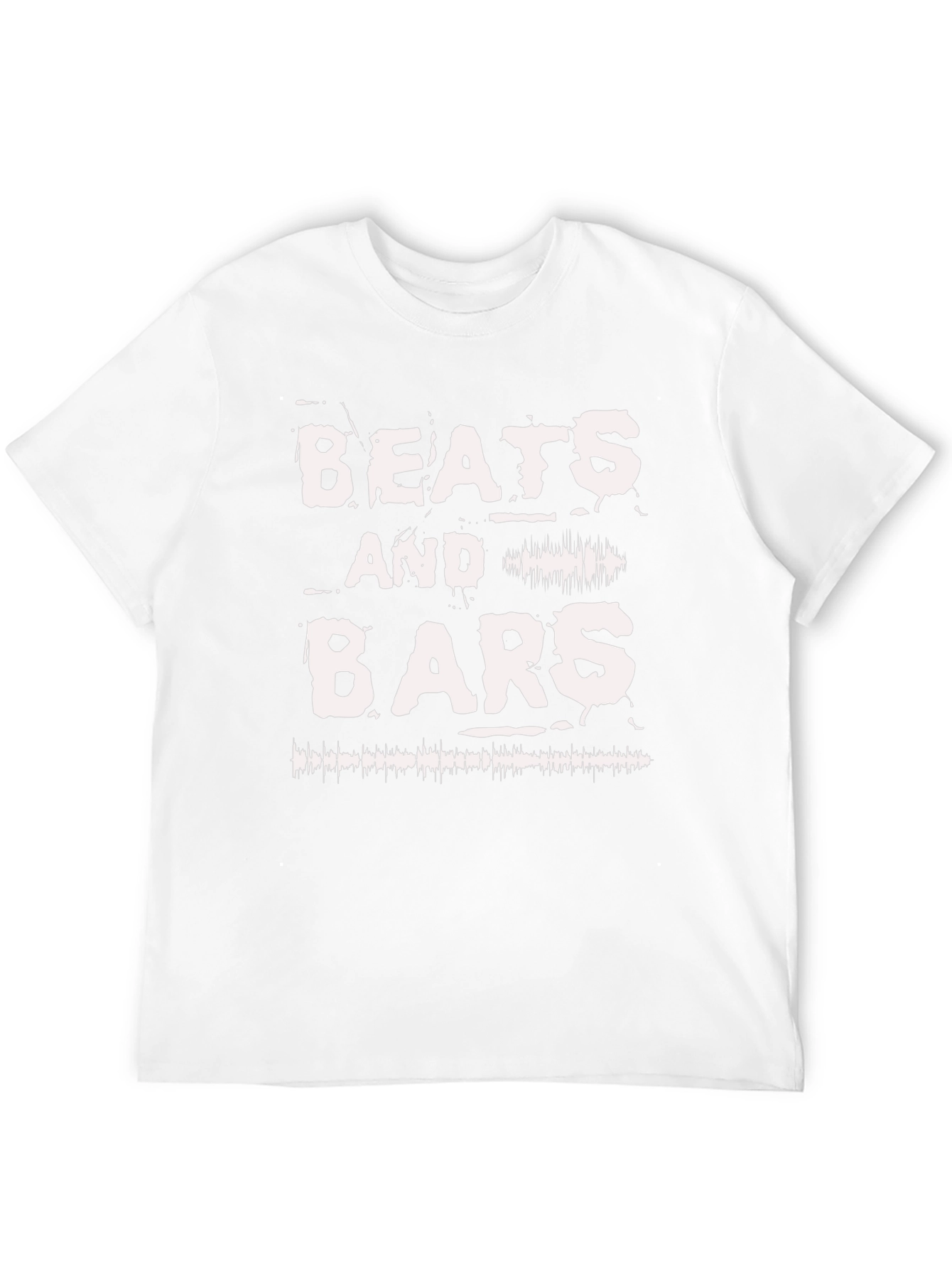Beats and Bars Graphic T-Shirt - Black