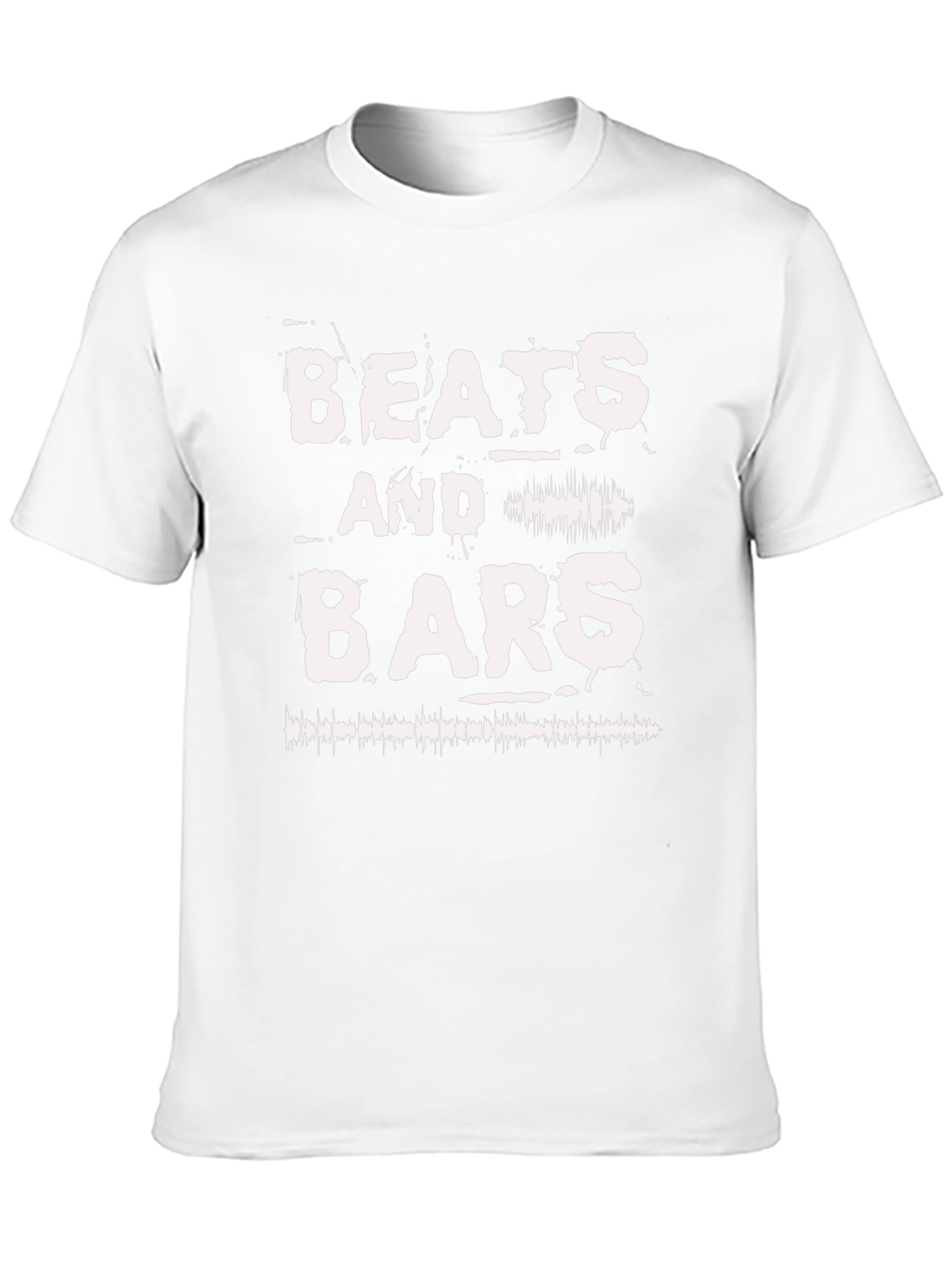 Beats and Bars Graphic T-Shirt - Black