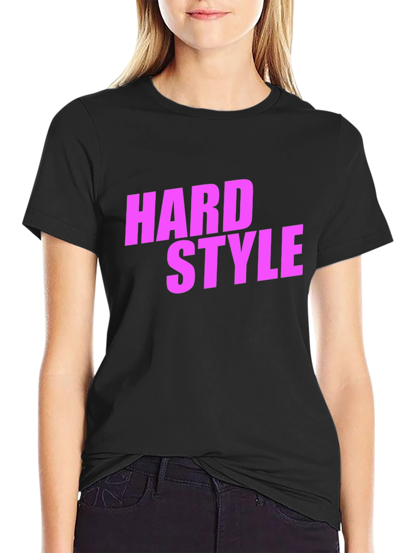 Hardstyle Graphic Tee - Black Cotton