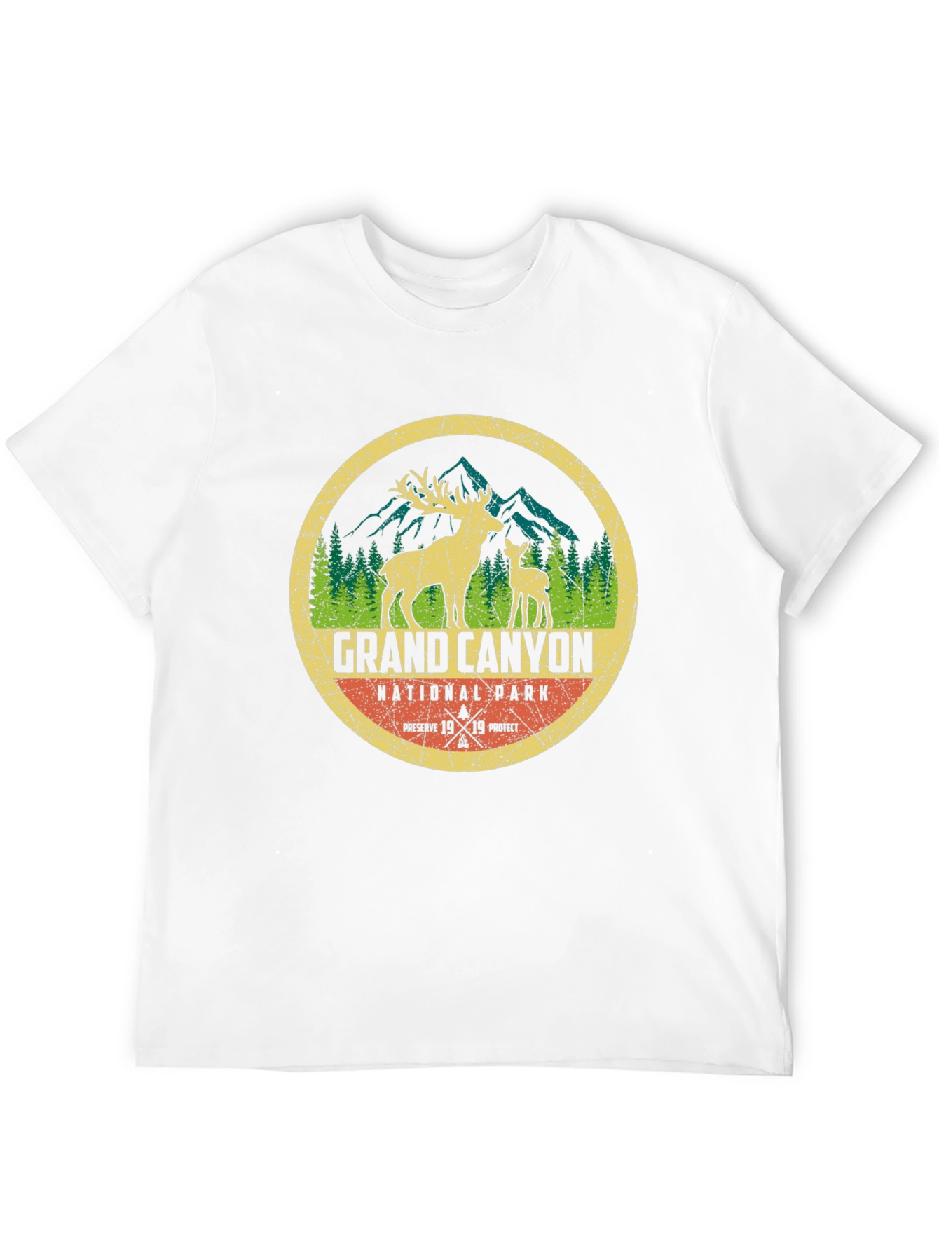Grand Canyon National Park T-Shirt - Deer Design