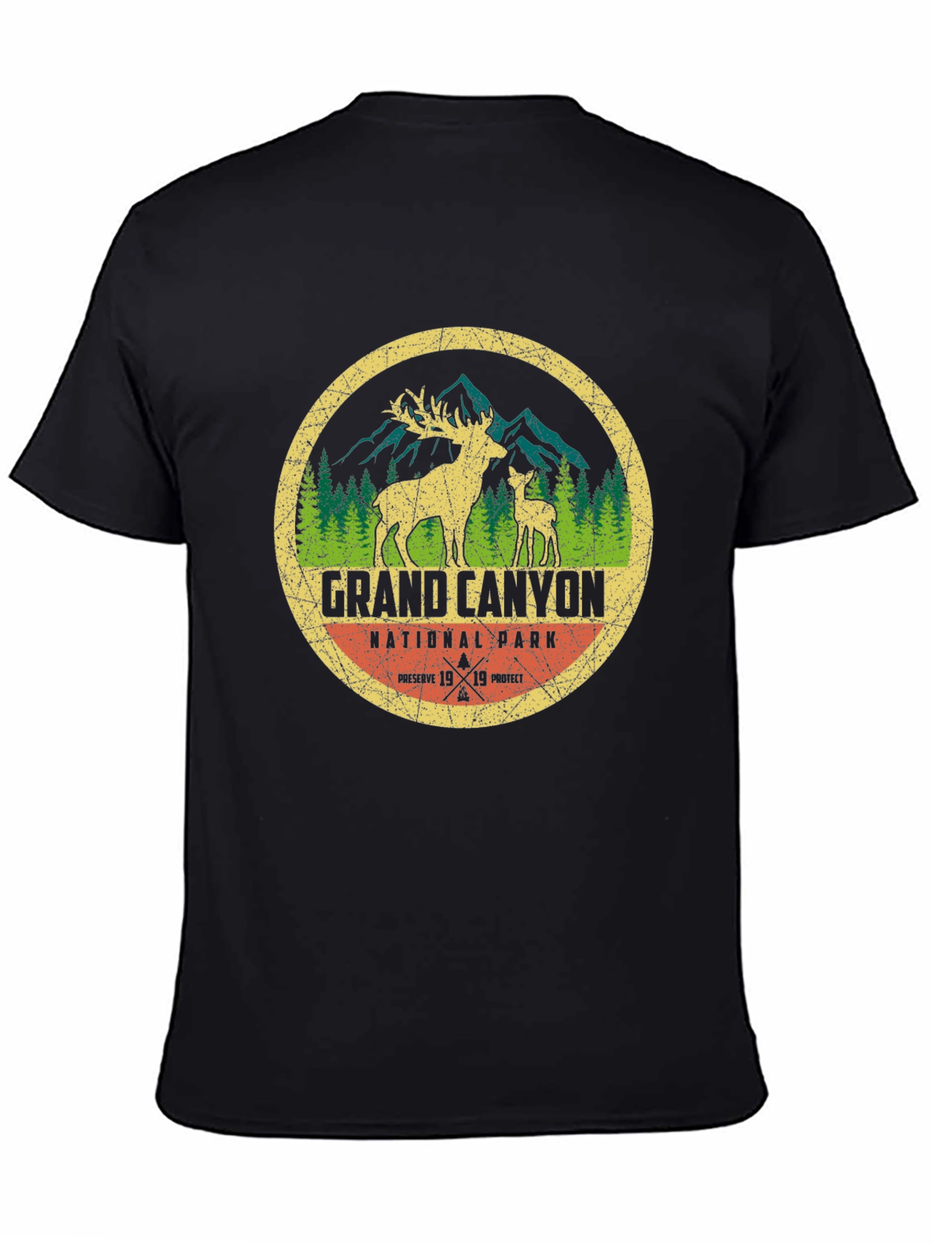 Grand Canyon National Park T-Shirt - Deer Design