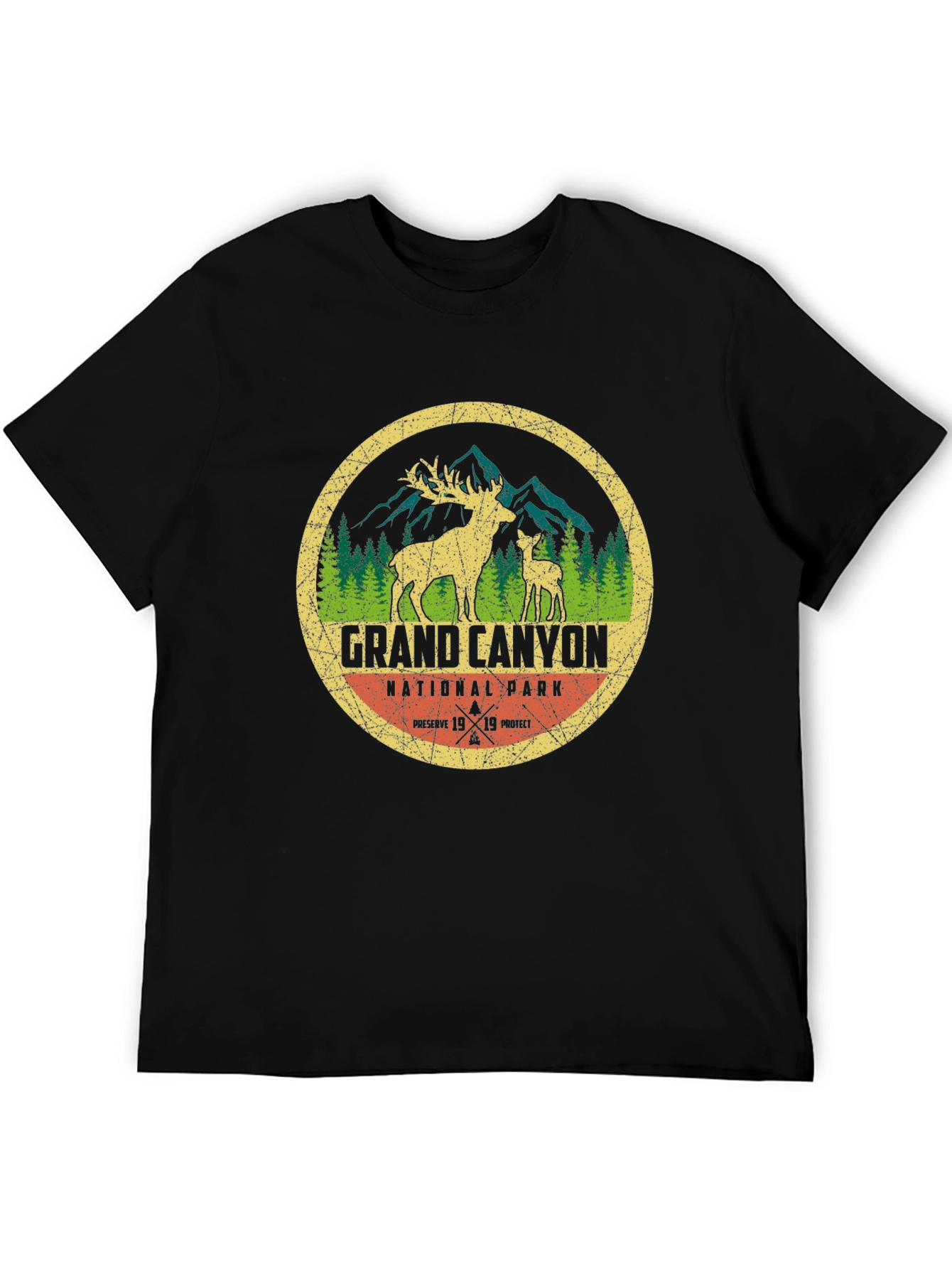 Grand Canyon National Park T-Shirt - Deer Design