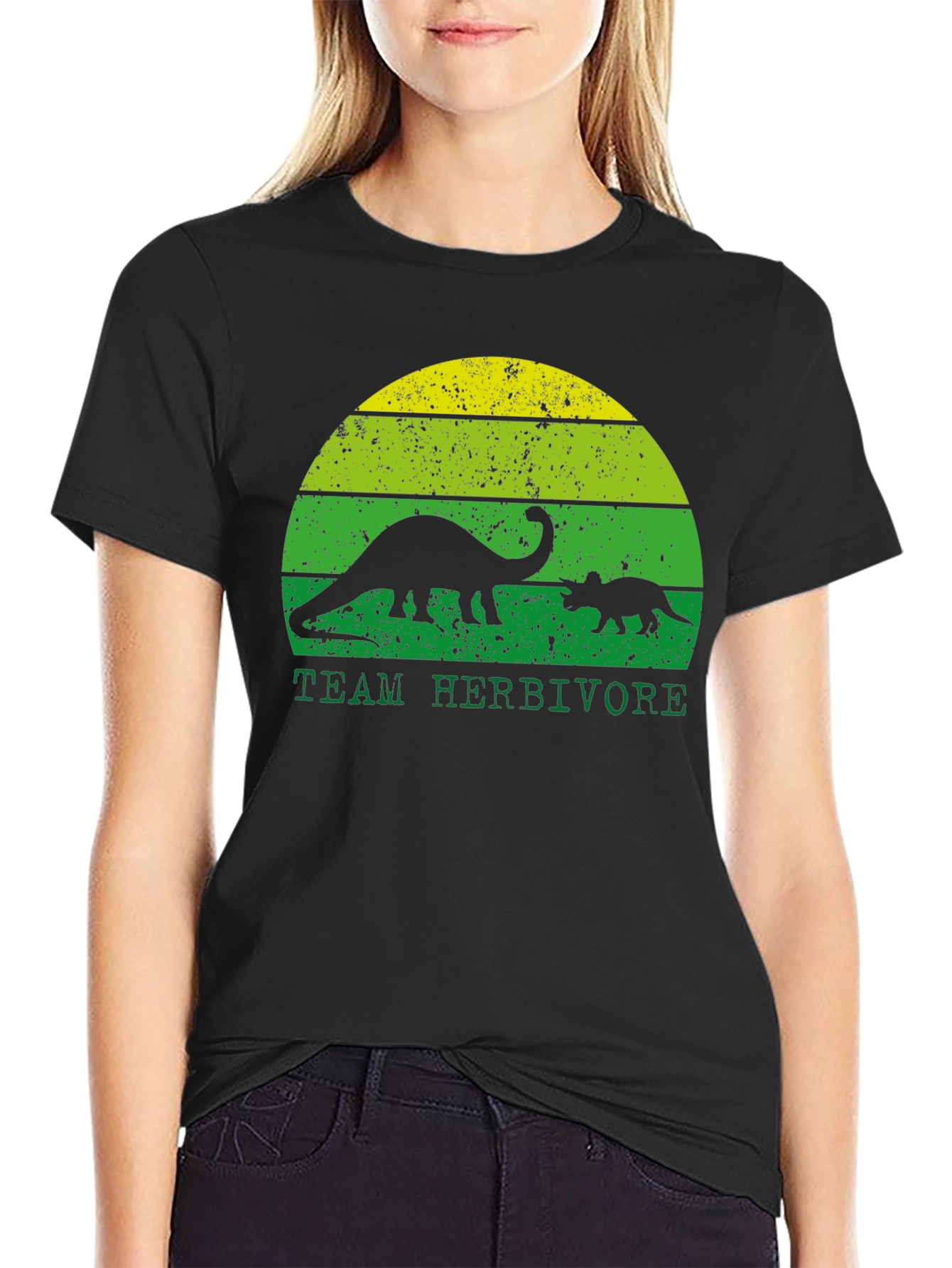 Team Herbivore T-Shirt - Dinosaur Graphic Tee