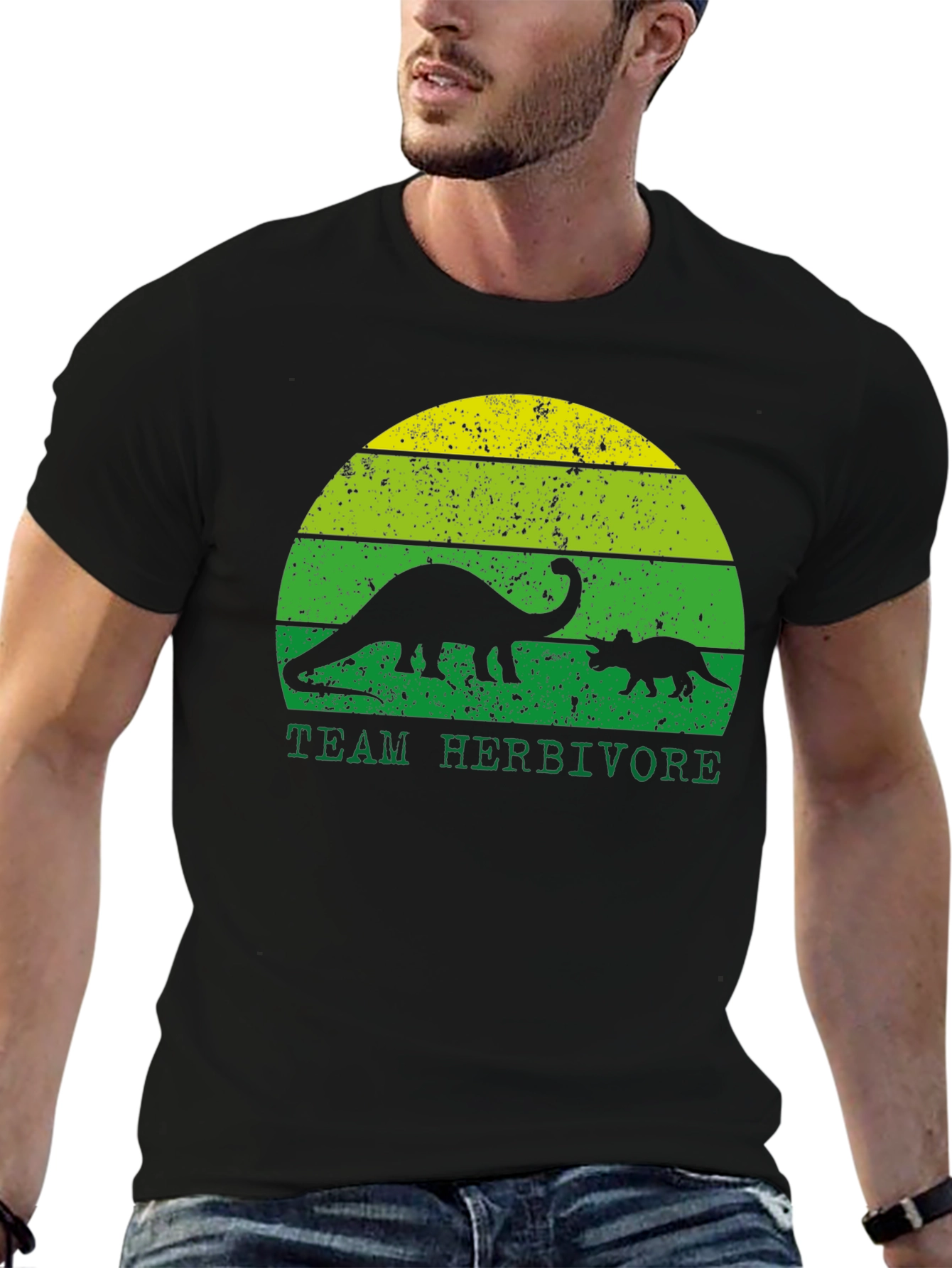 Team Herbivore T-Shirt - Dinosaur Graphic Tee