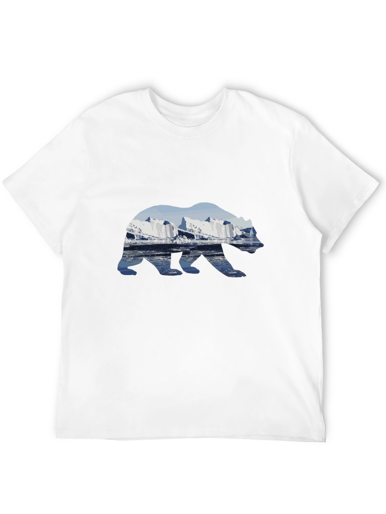 Arctic Bear Graphic T-Shirt - Black
