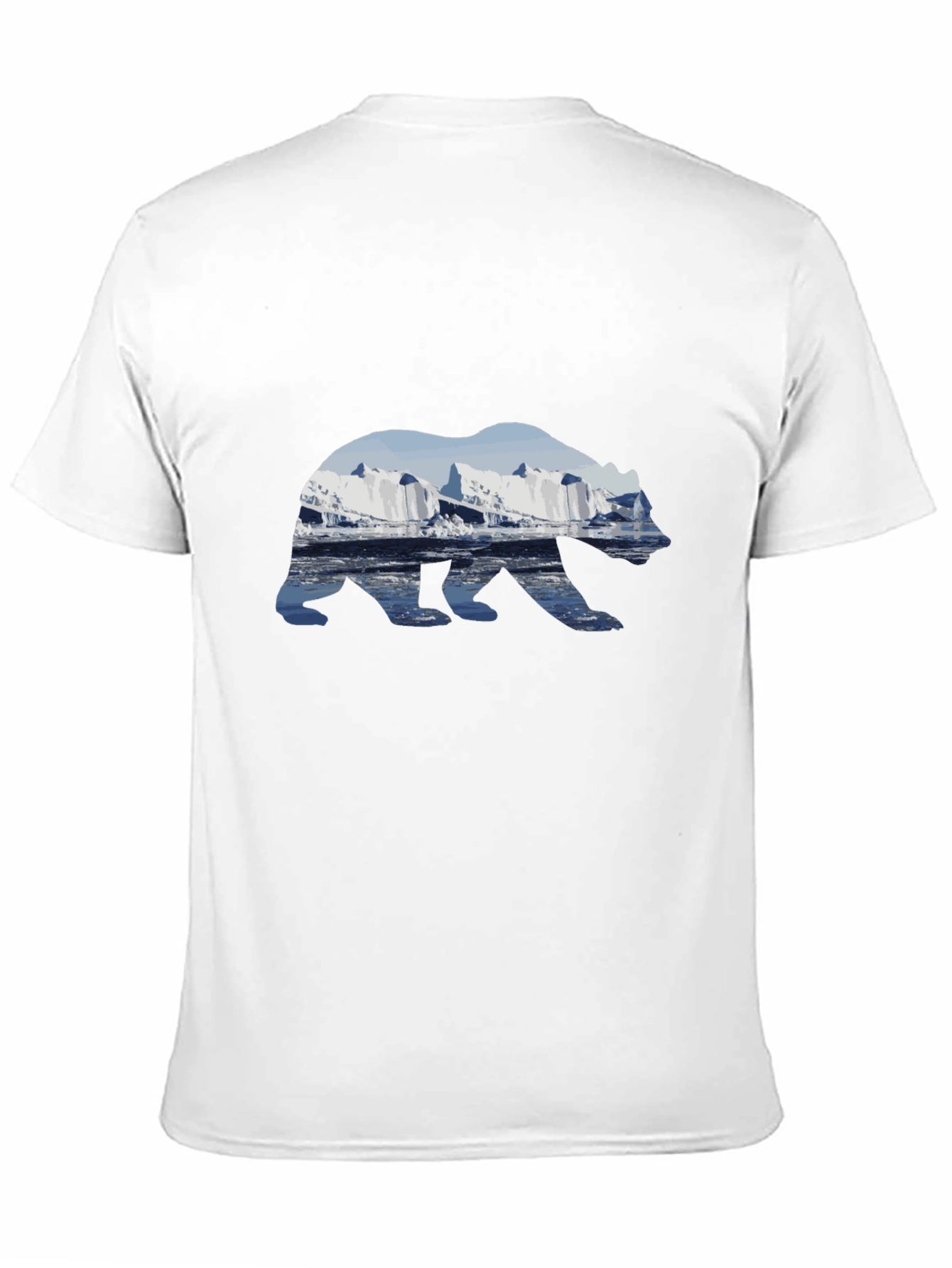 Arctic Bear Graphic T-Shirt - Black