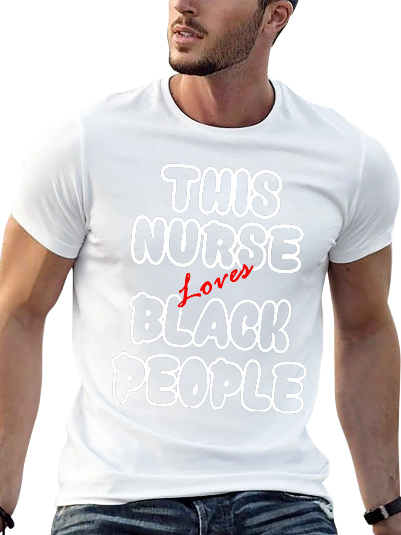This Nurse Loves Black People T-Shirt