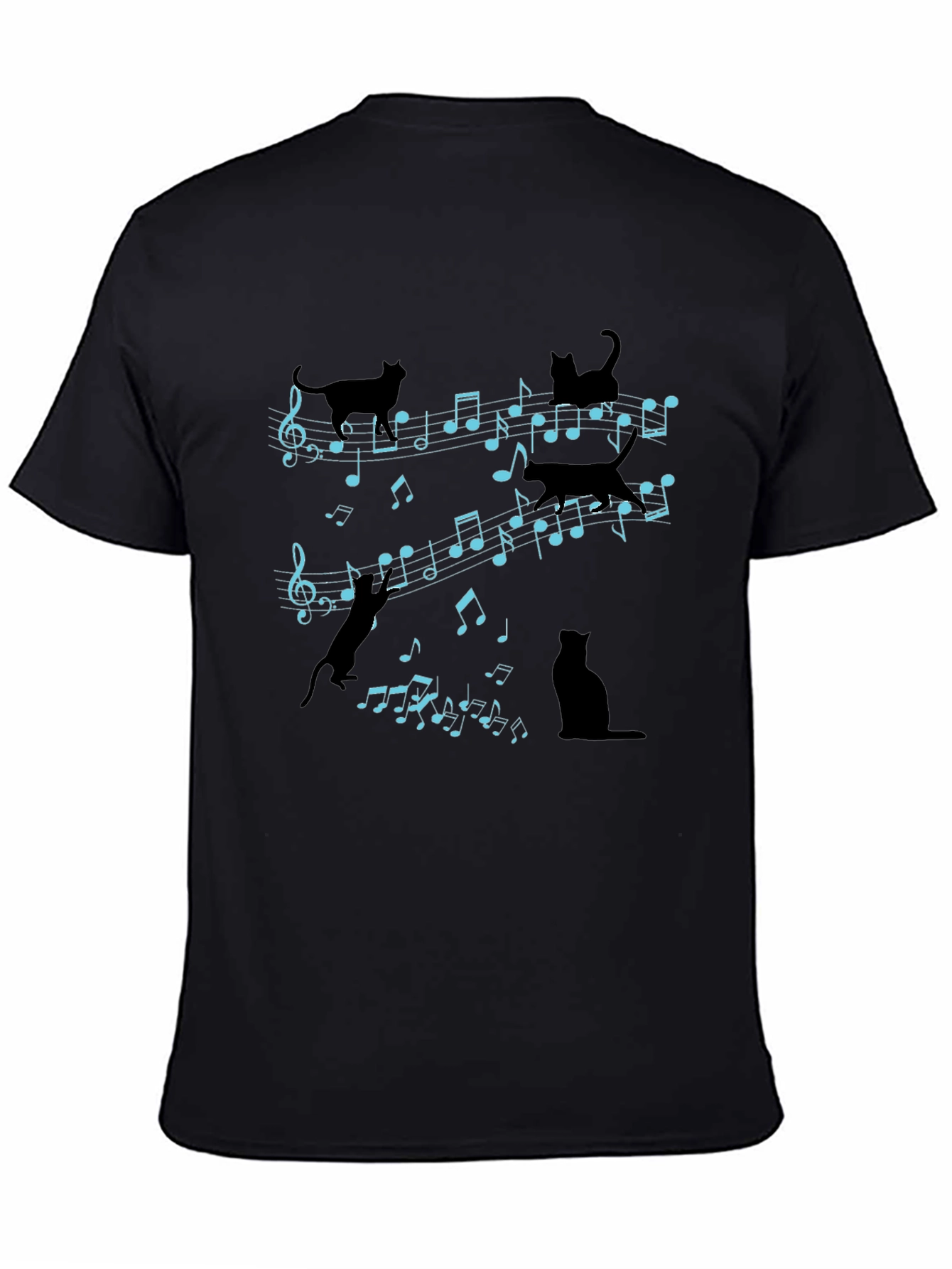 Musical Cats T-Shirt - Novelty Music Lover Tee