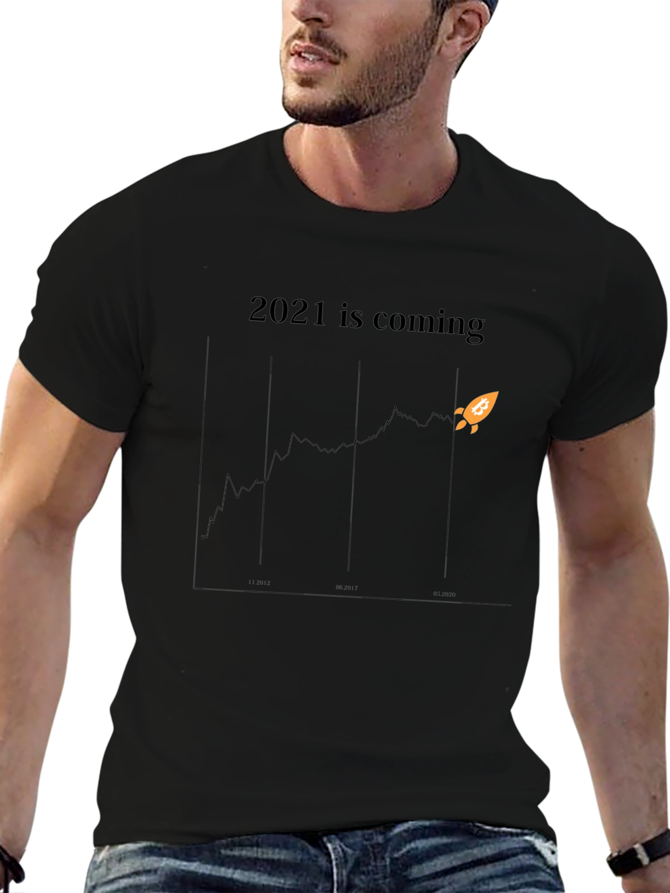 Bitcoin Rocket 2021 T-Shirt