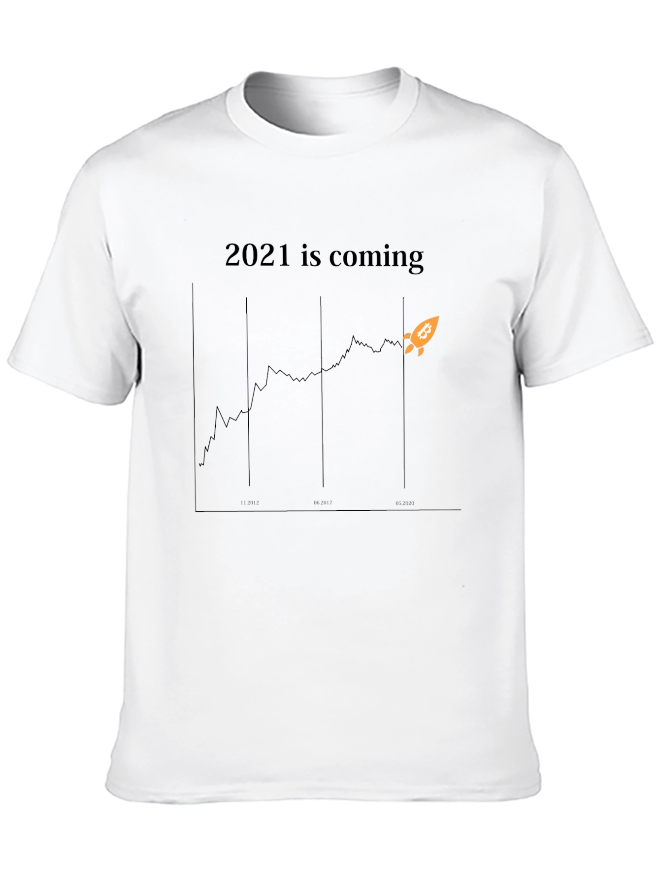 Bitcoin Rocket 2021 T-Shirt
