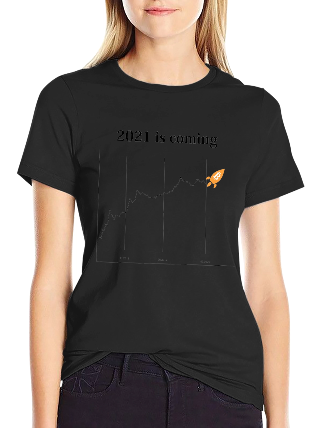 Bitcoin Rocket 2021 T-Shirt