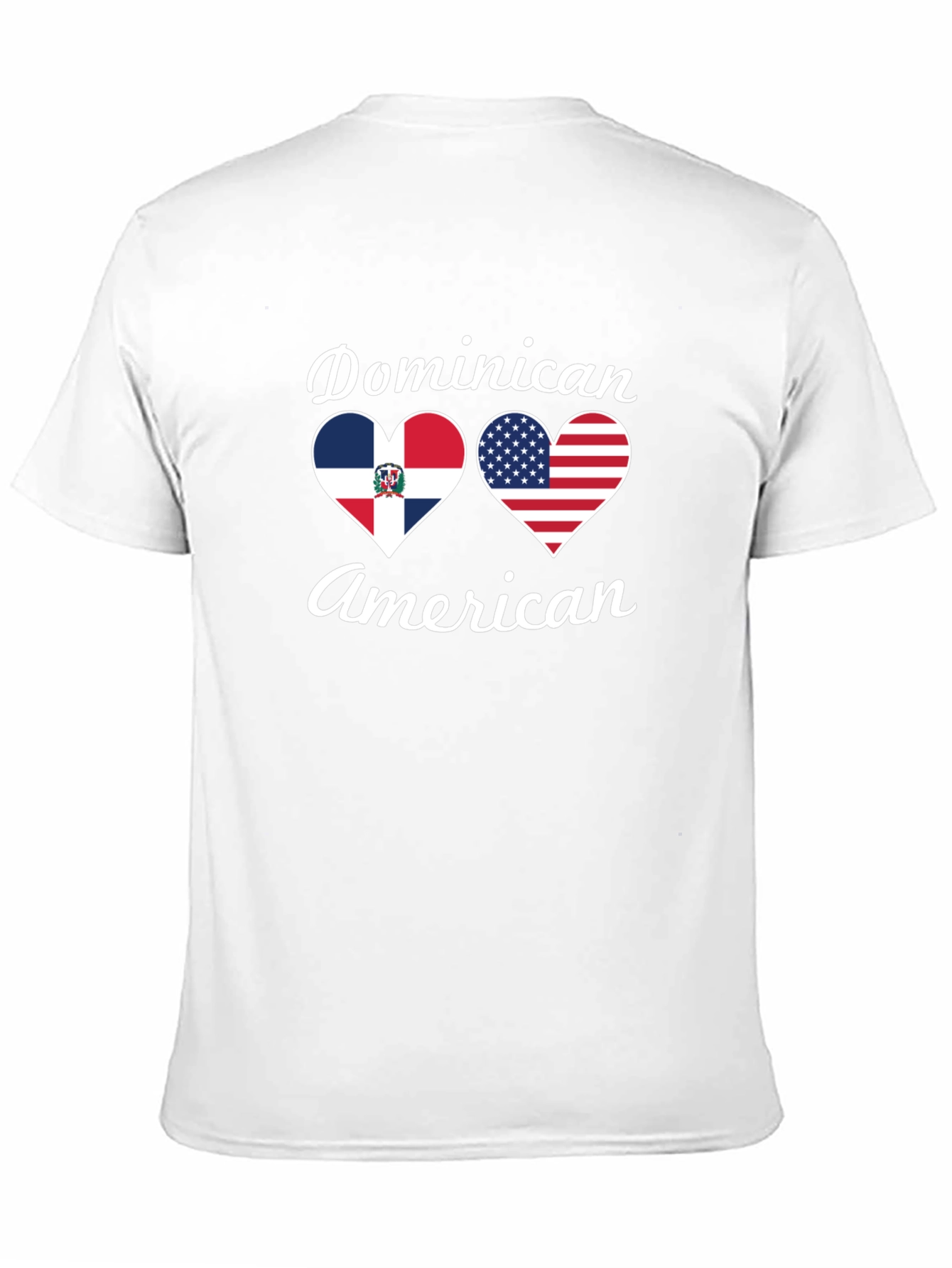 Dominican American Pride T-Shirt - Black