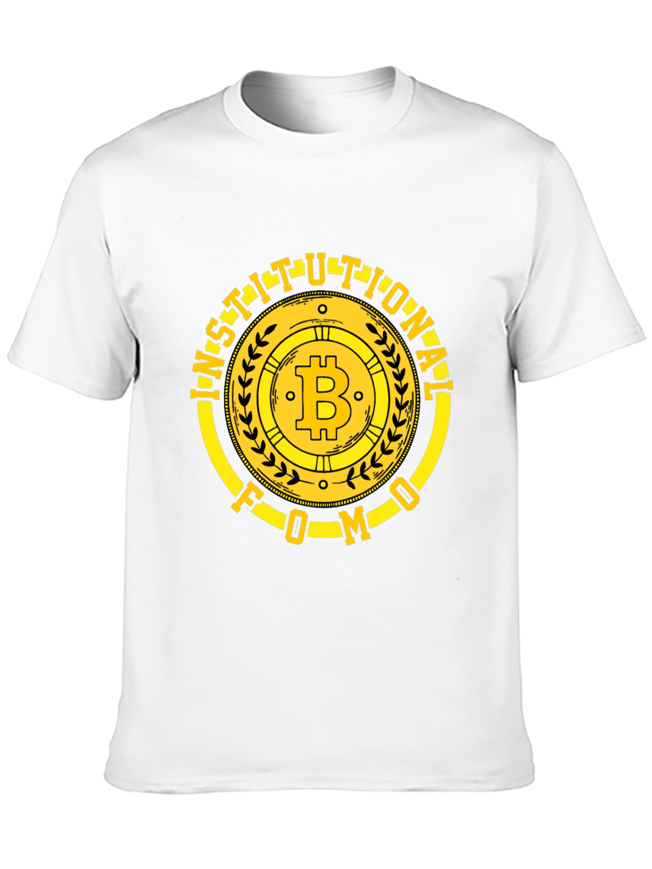 Institutional FOMO Bitcoin T-Shirt - Crypto HODL