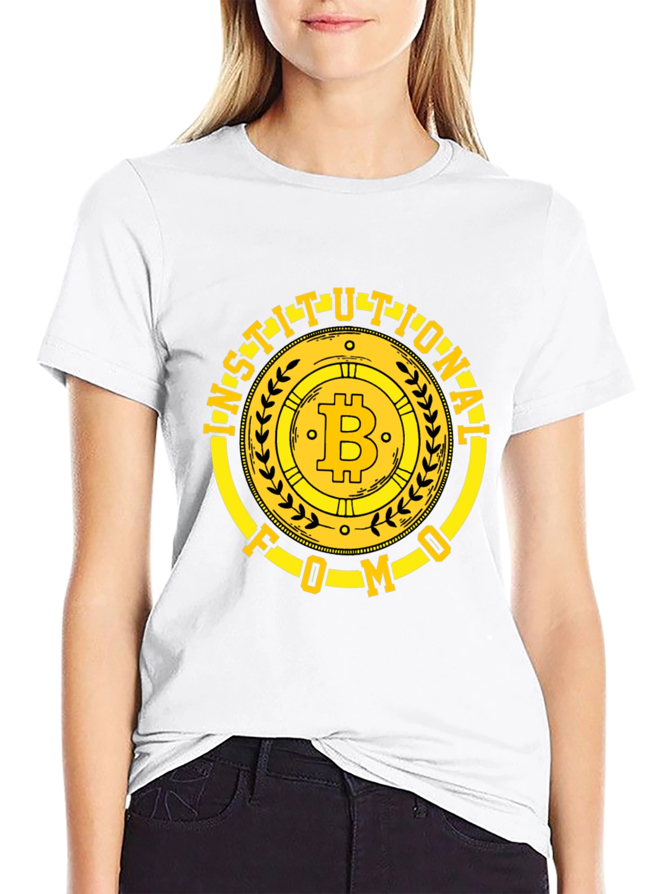 Institutional FOMO Bitcoin T-Shirt - Crypto HODL