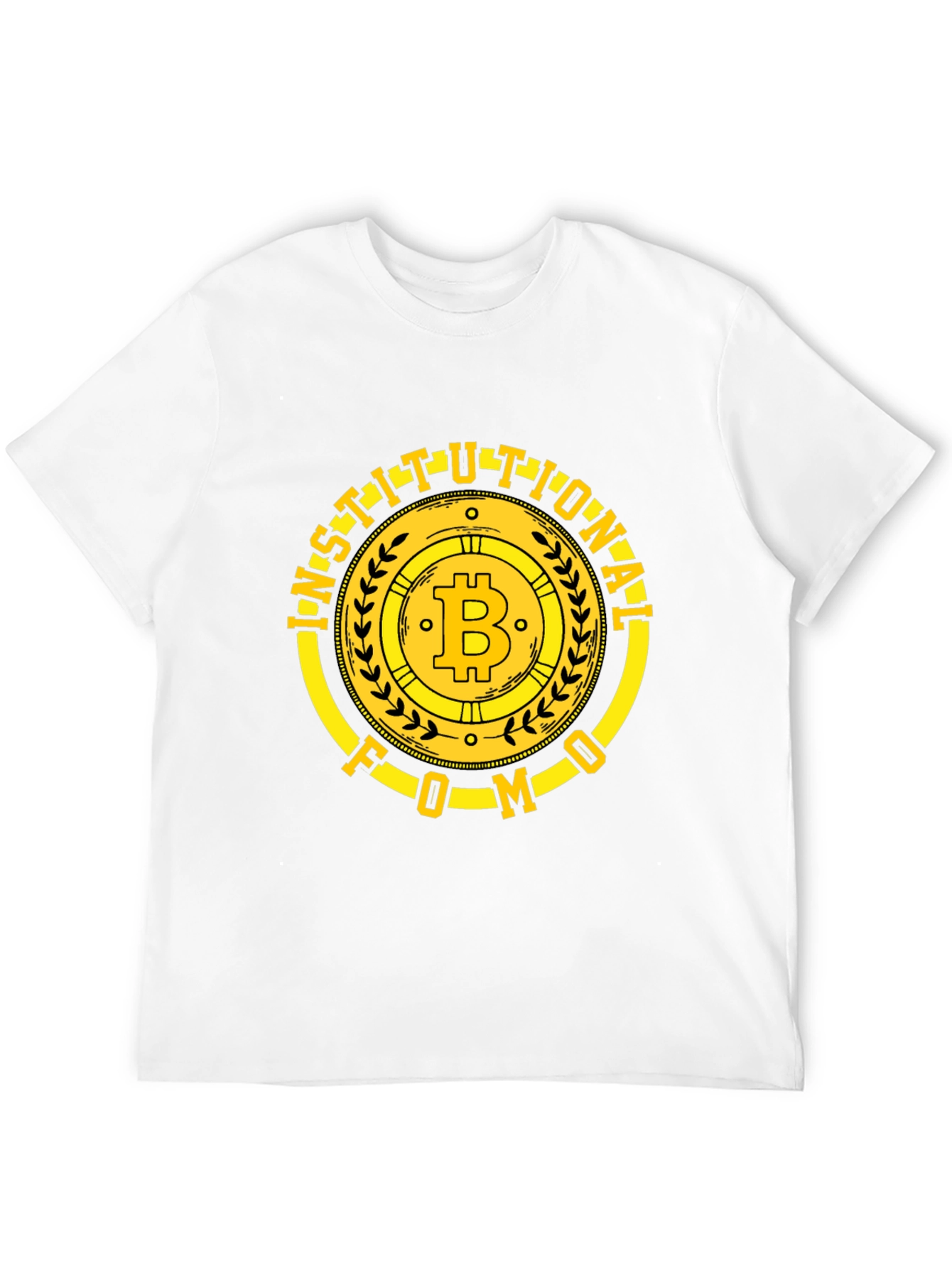 Institutional FOMO Bitcoin T-Shirt - Crypto HODL