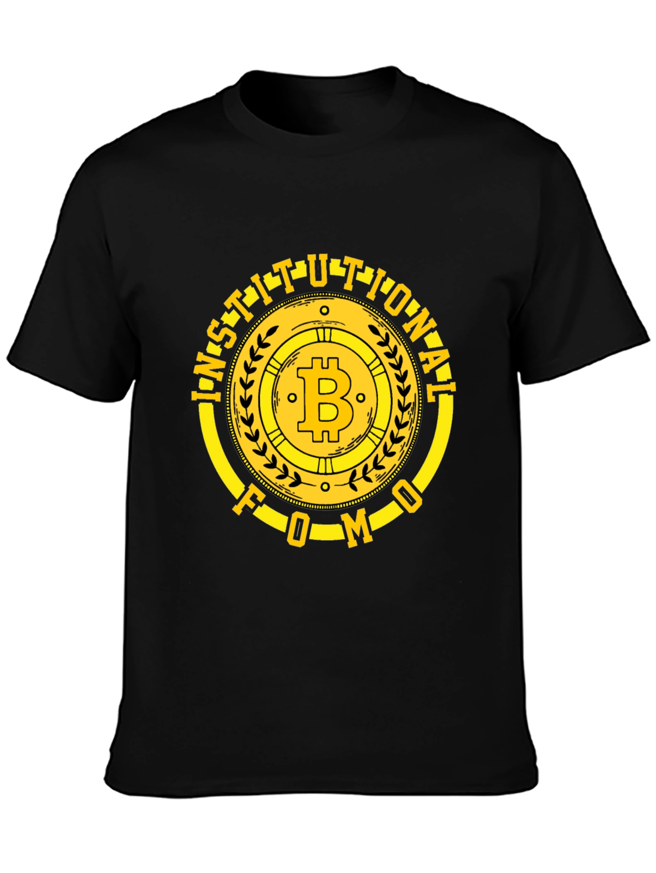 Institutional FOMO Bitcoin T-Shirt - Crypto HODL